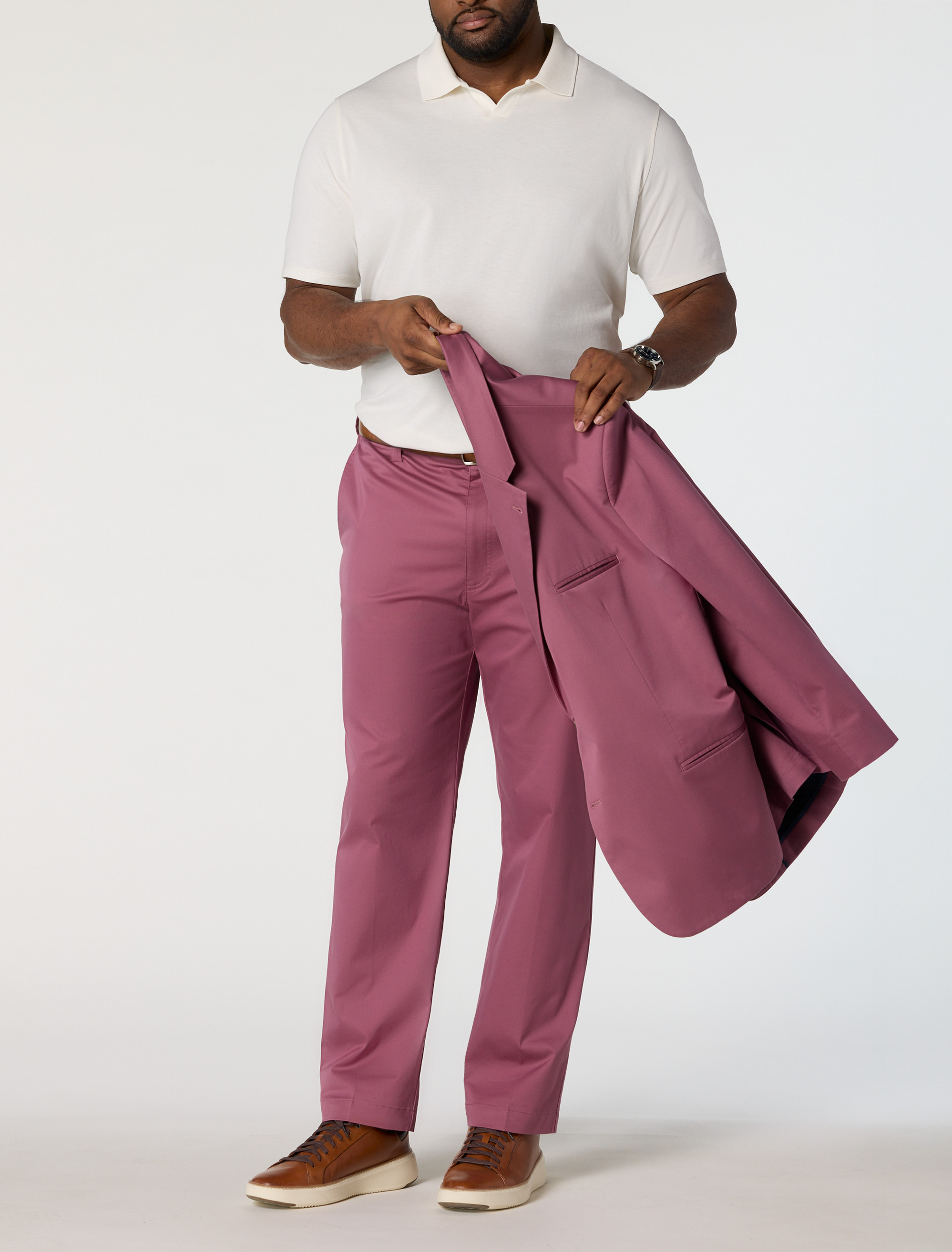 Notch-Collar Tech Polo Shirt