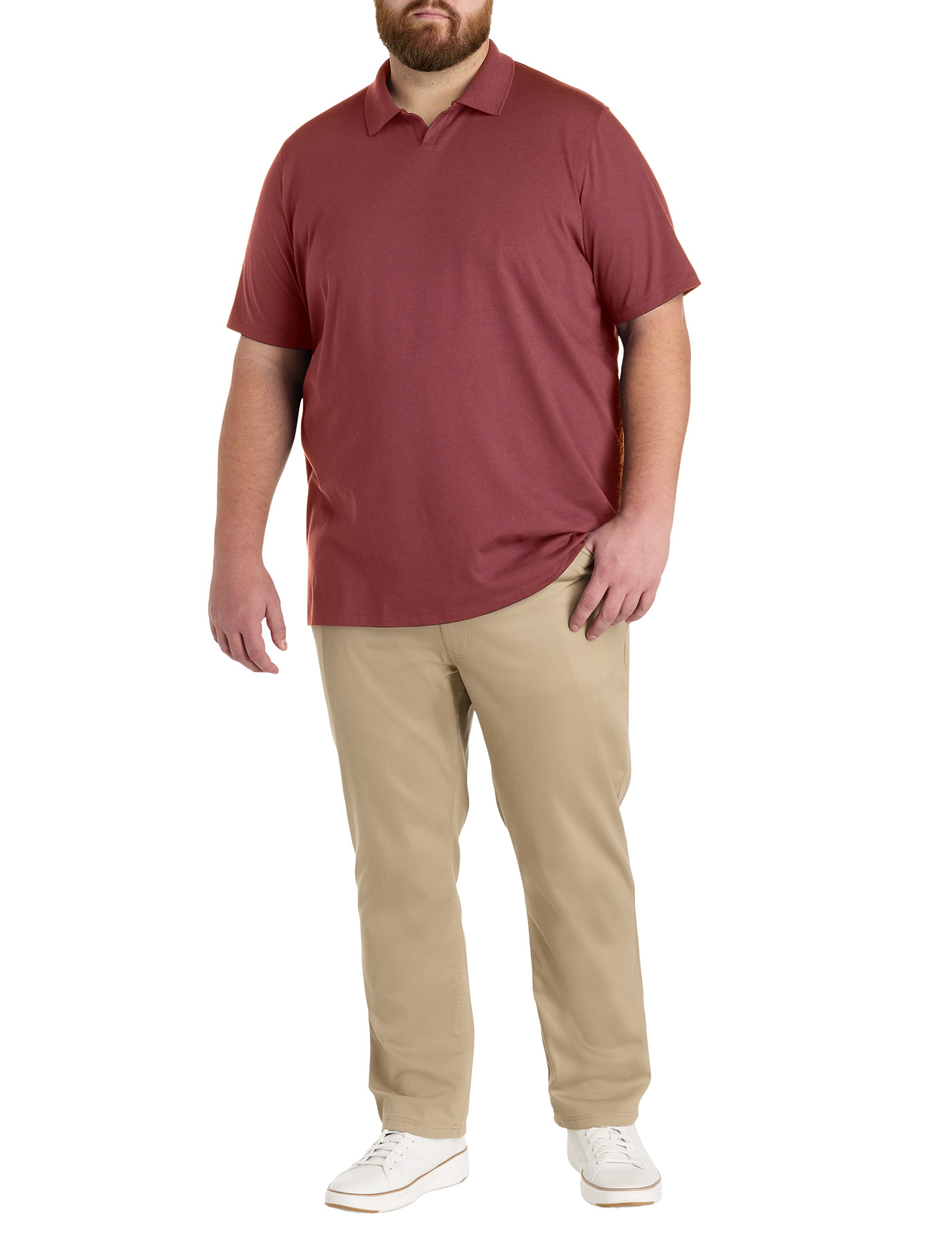 Notch-Collar Tech Polo Shirt - thumbnail 5