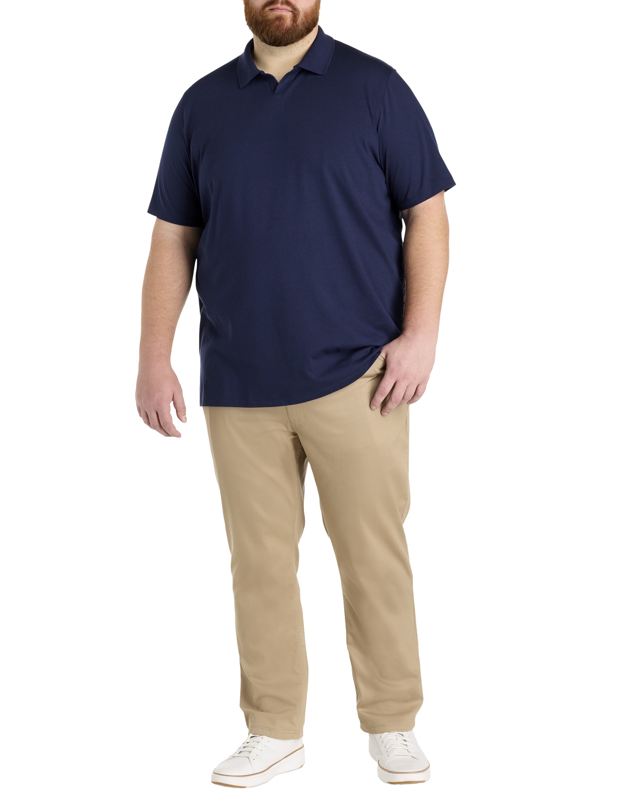 Notch-Collar Tech Polo Shirt - thumbnail 8