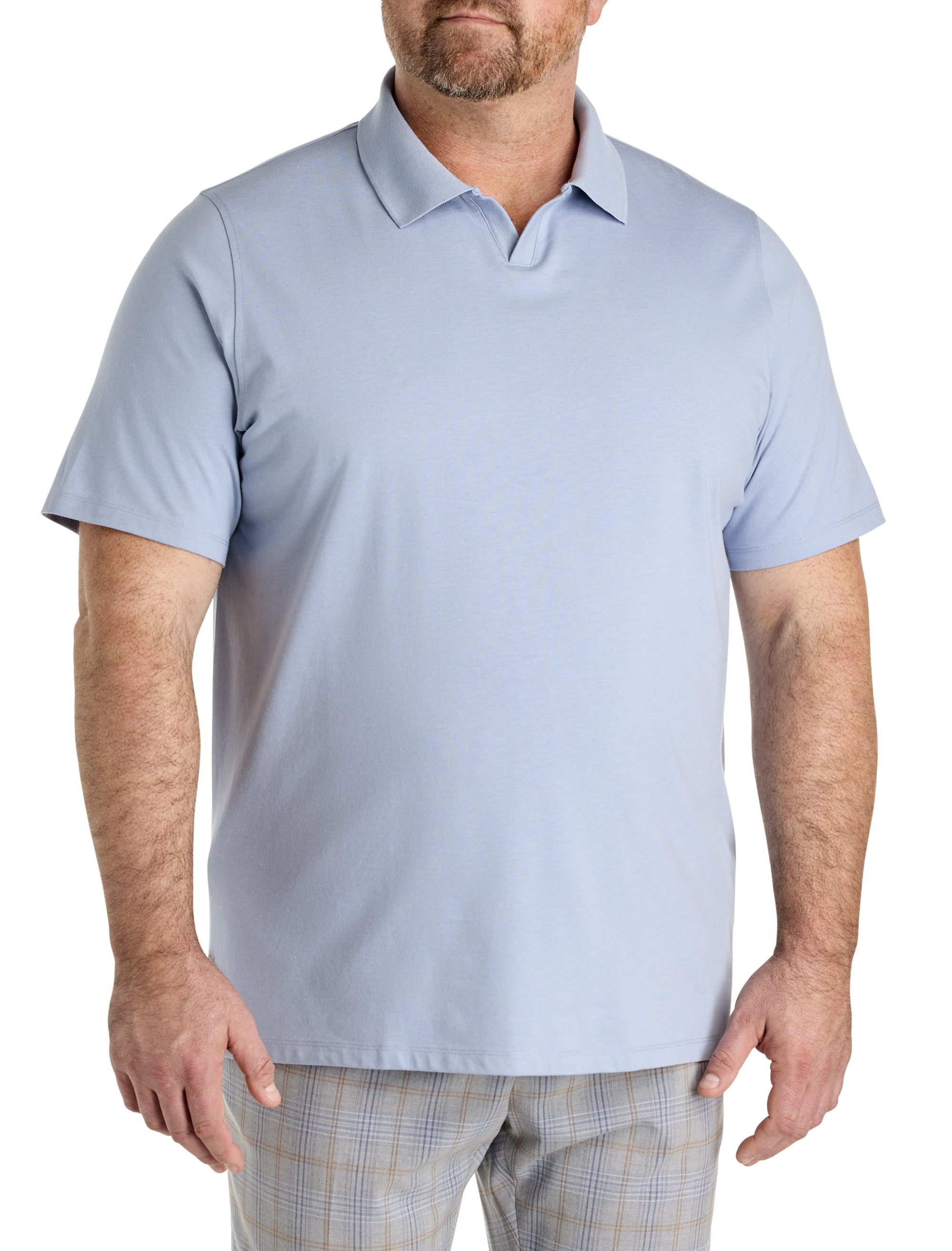 Big + Tall | Oak Hill Tech Notched Polo Shirt | DXL