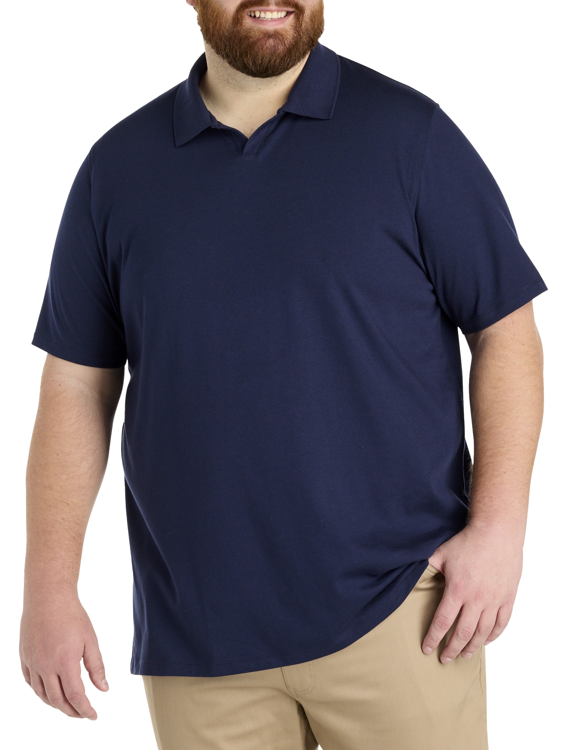 Notch-Collar Tech Polo Shirt - thumbnail 6