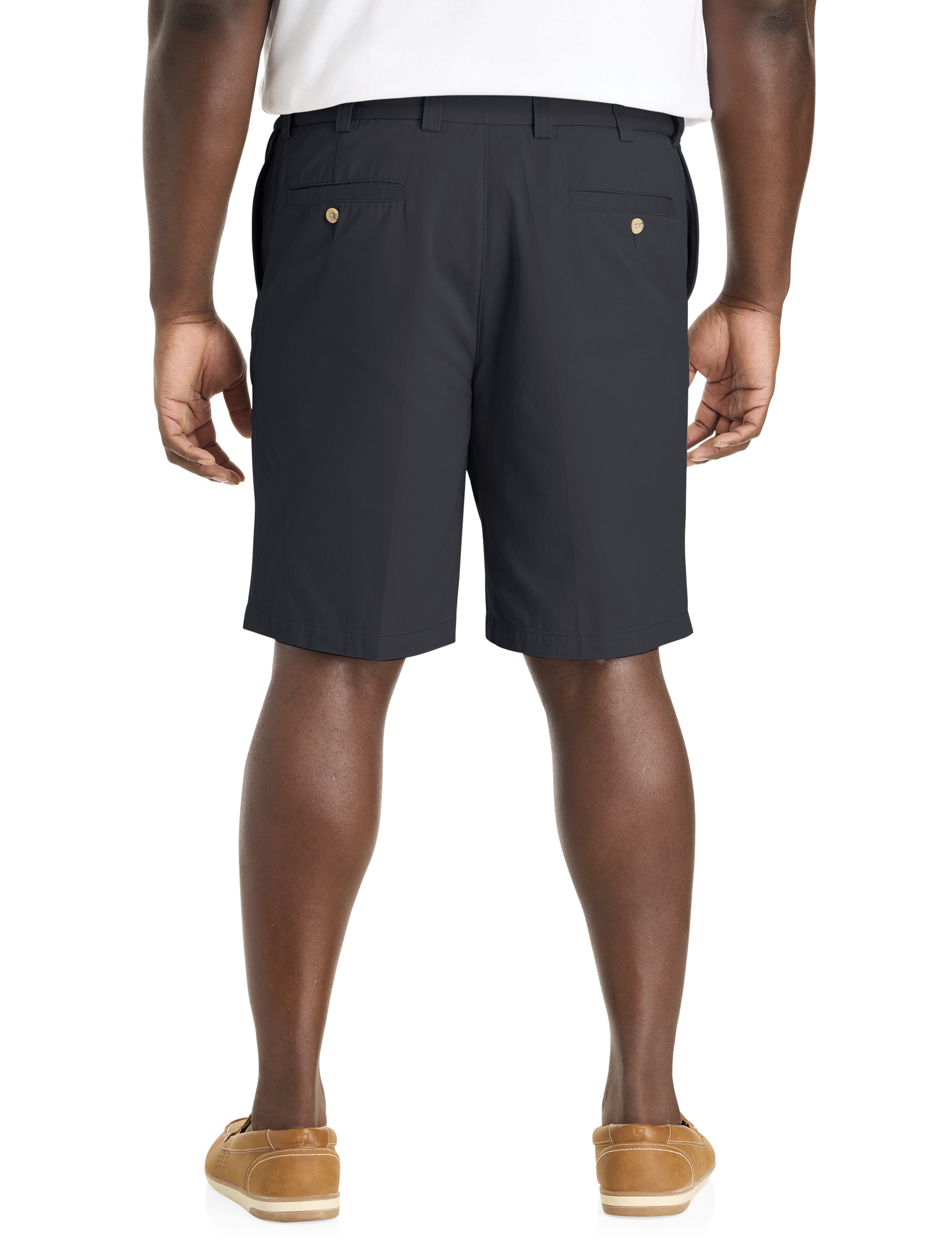 Waist-Relaxer Cotton Shorts - thumbnail 2
