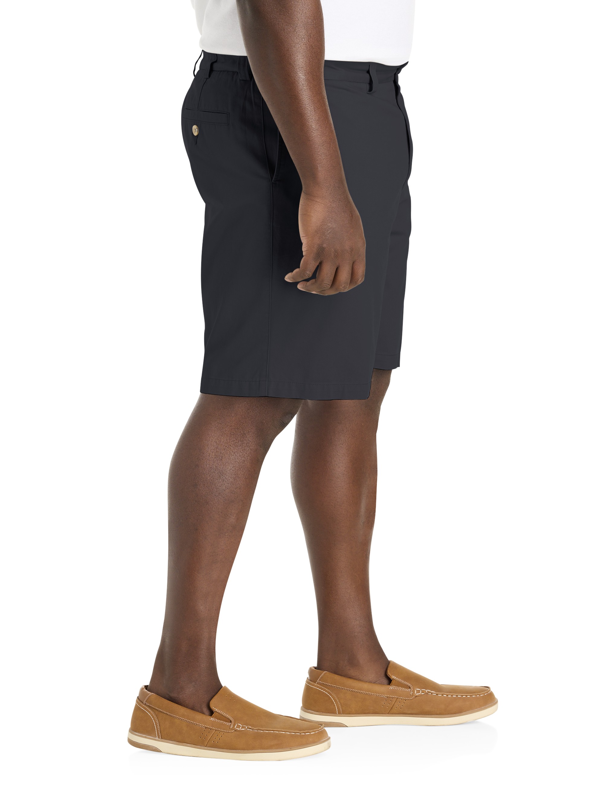 Waist-Relaxer Cotton Shorts - thumbnail 3