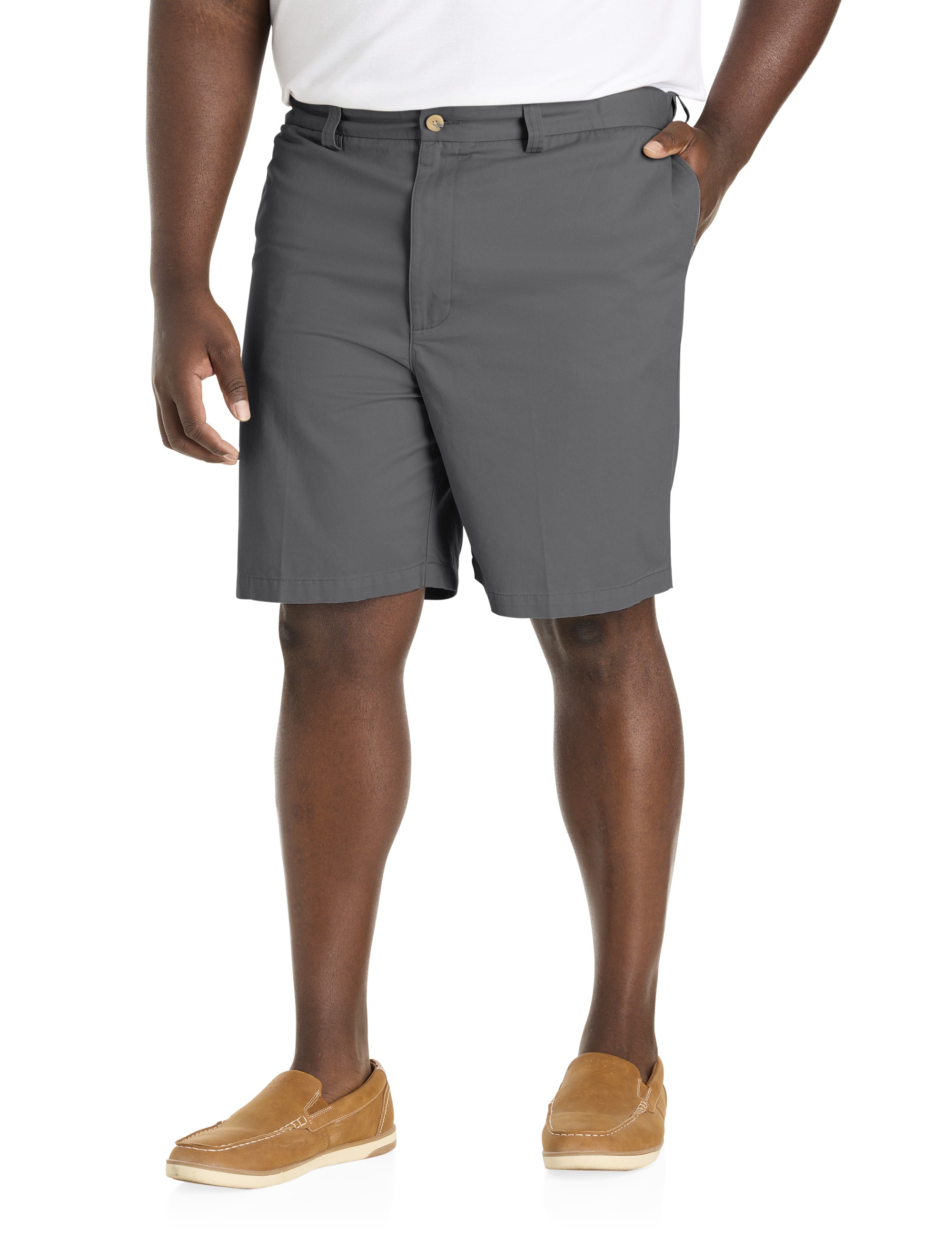 Waist-Relaxer Cotton Shorts - thumbnail 7