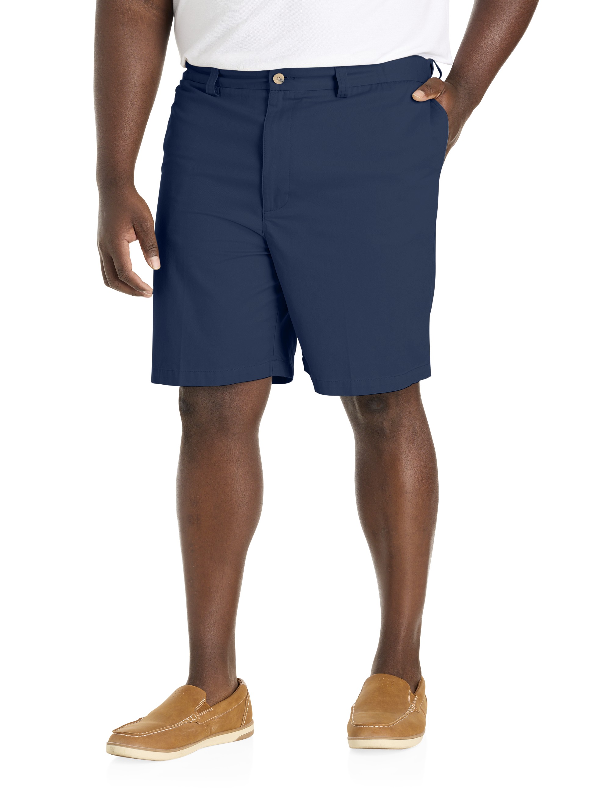 Waist-Relaxer Cotton Shorts - thumbnail 4