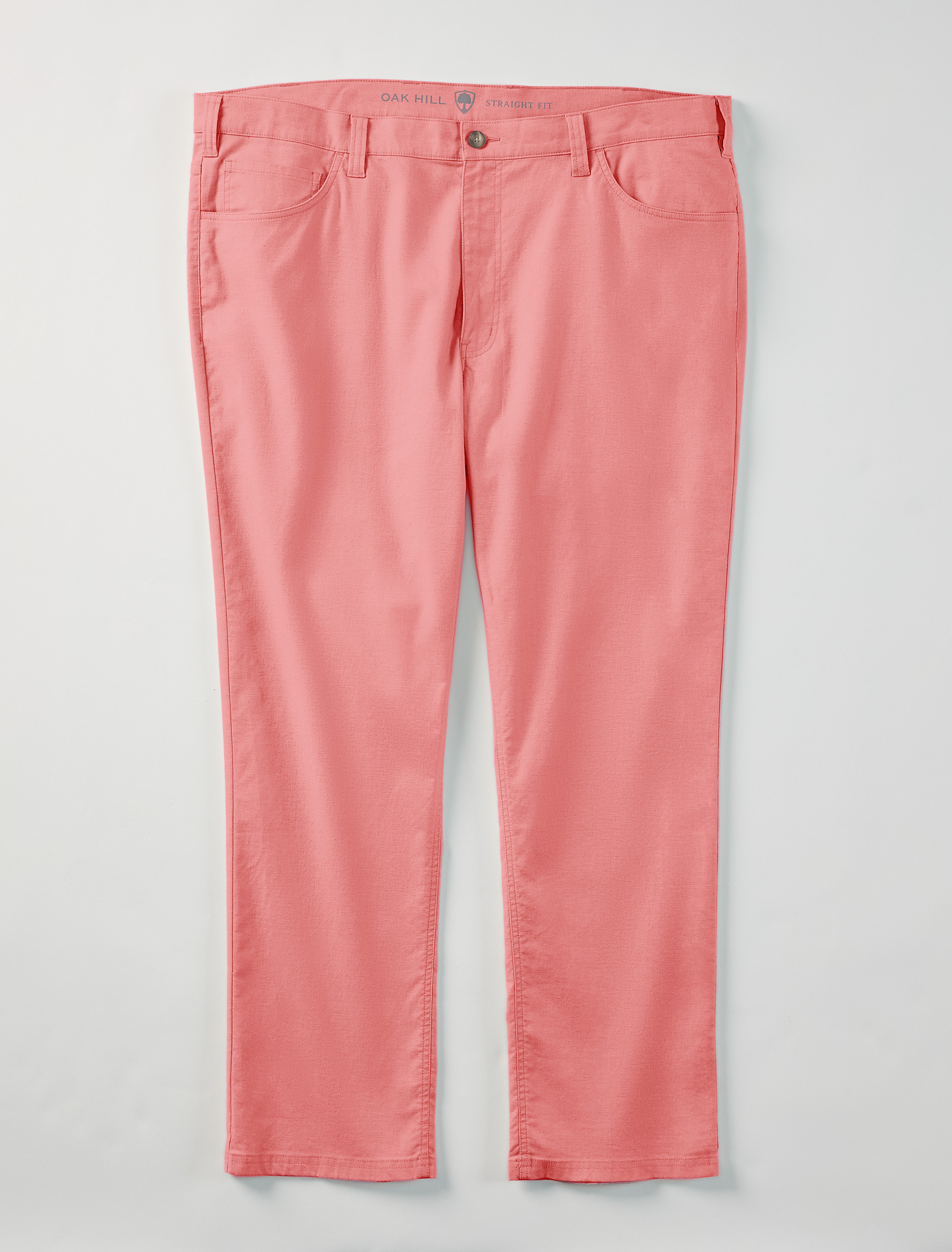 5-Pocket Linen-Blend Tech Pants