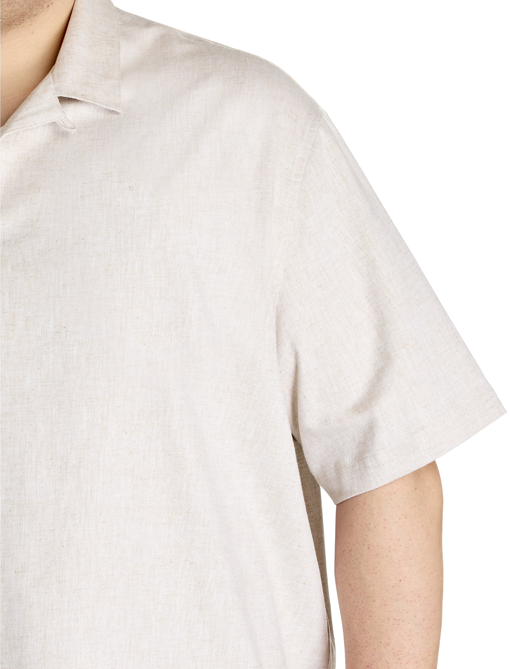 Linen-Blend Sport Shirt - thumbnail 2