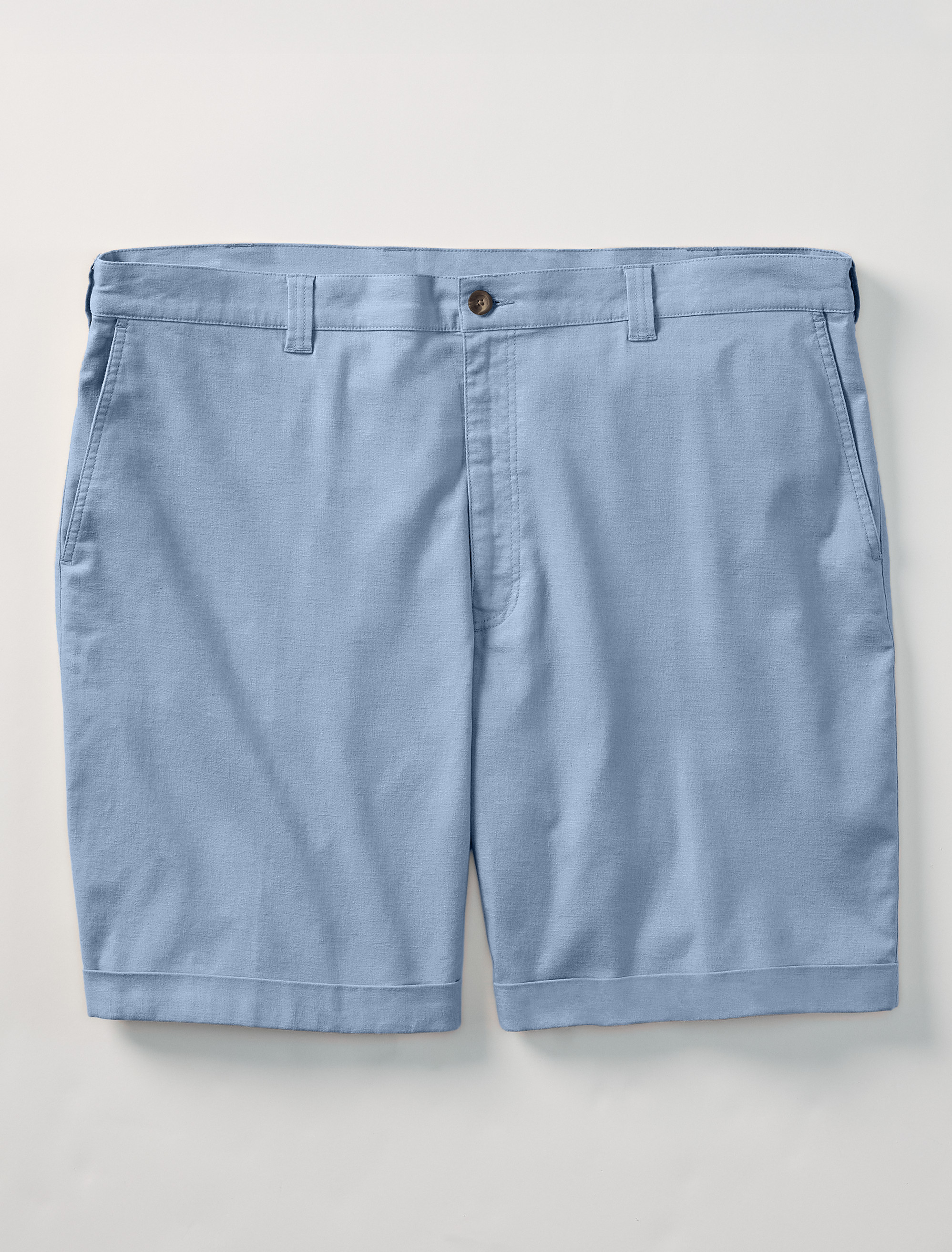 Linen-Blend Tech Shorts