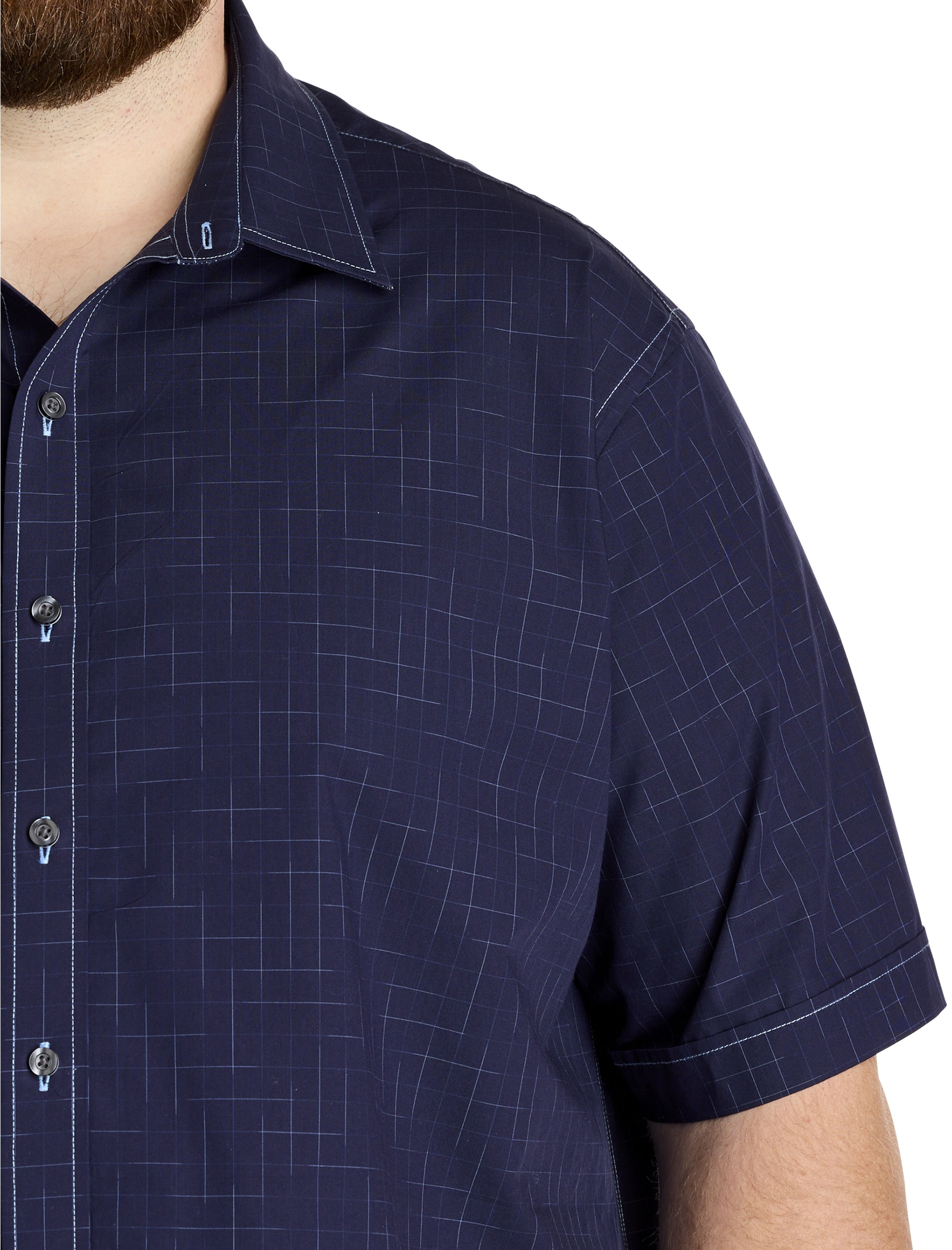 Tonal Plaid Sport Shirt - thumbnail 2