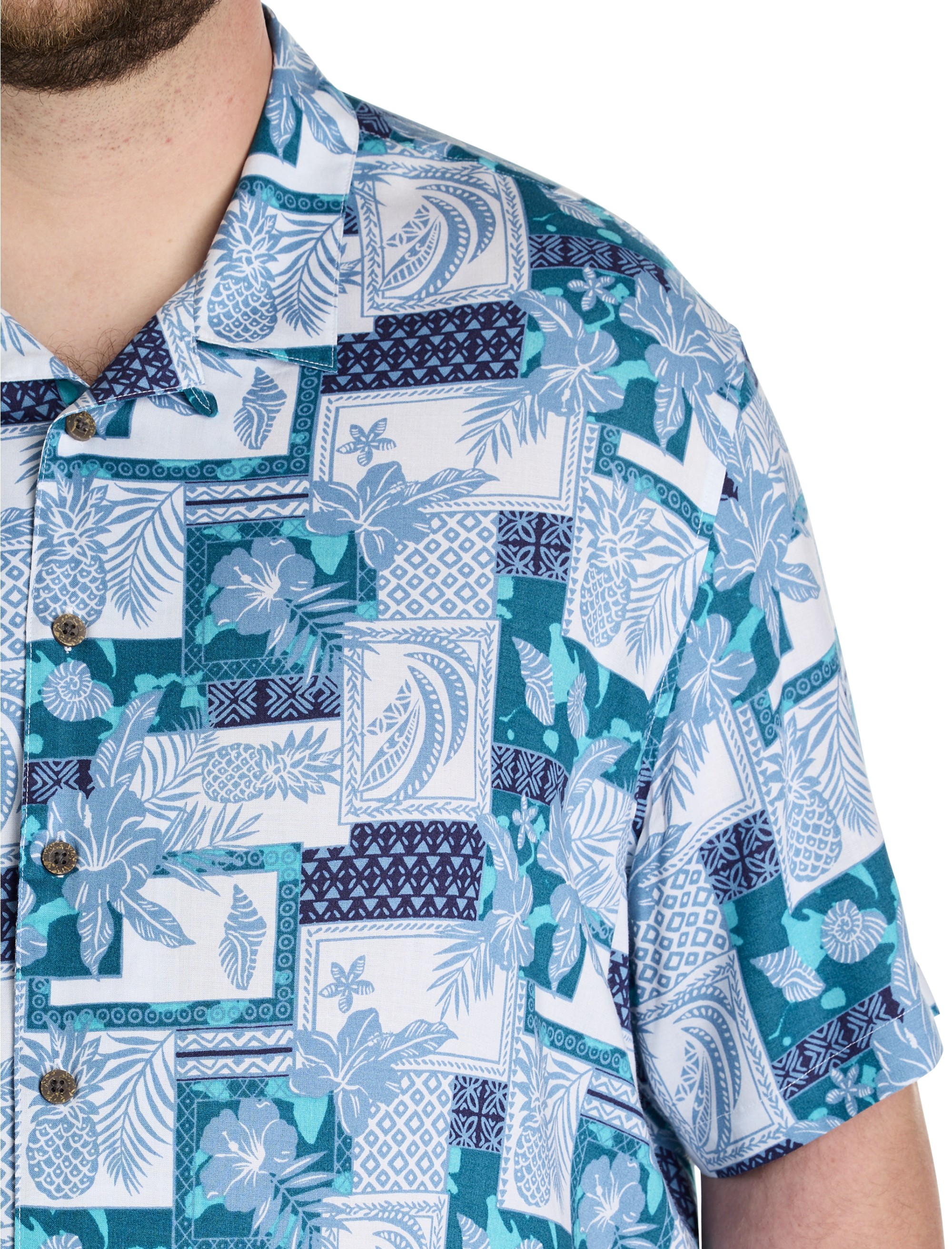 Tropical Printed Sport Shirt - thumbnail 2