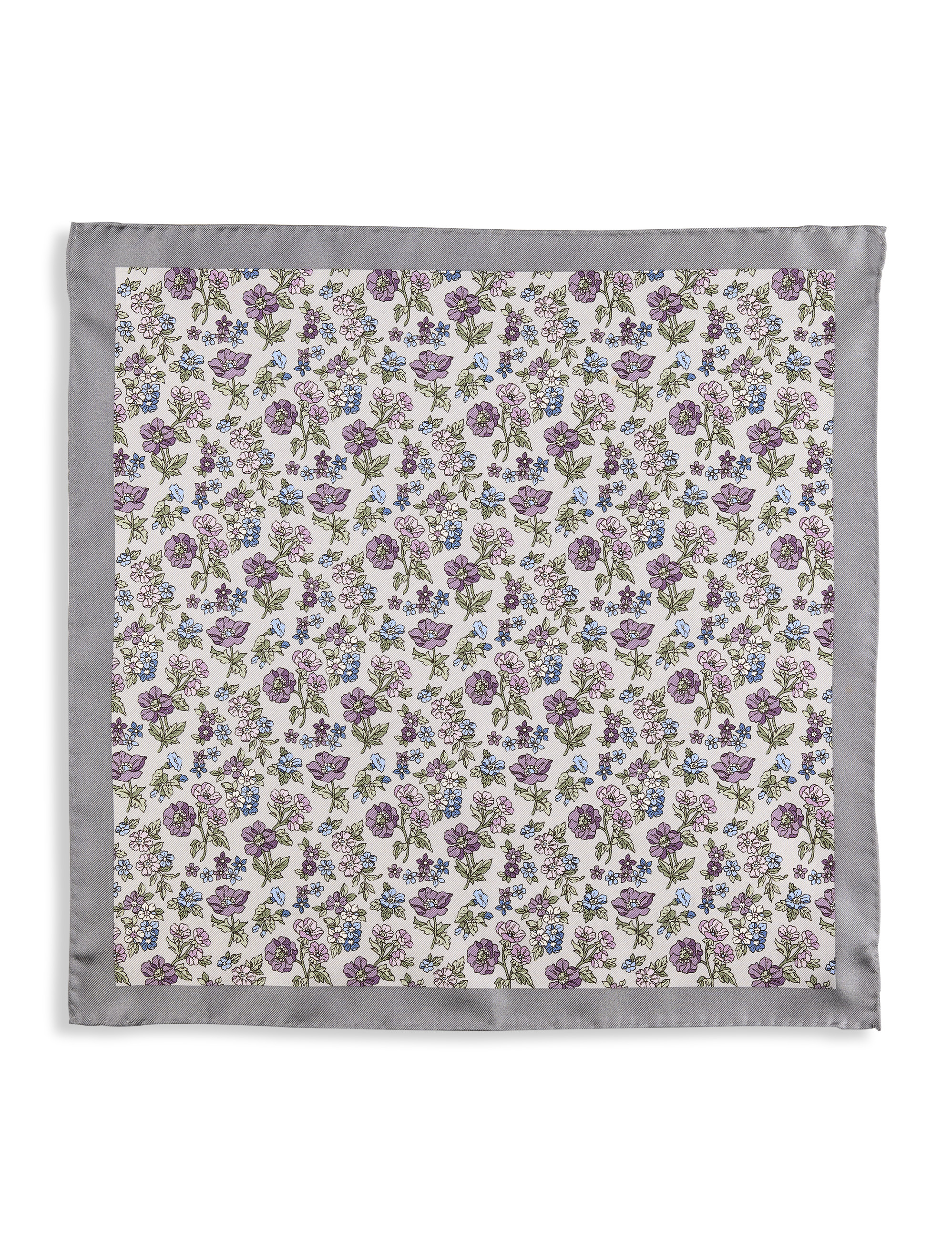 Silk Floral Pocket Square