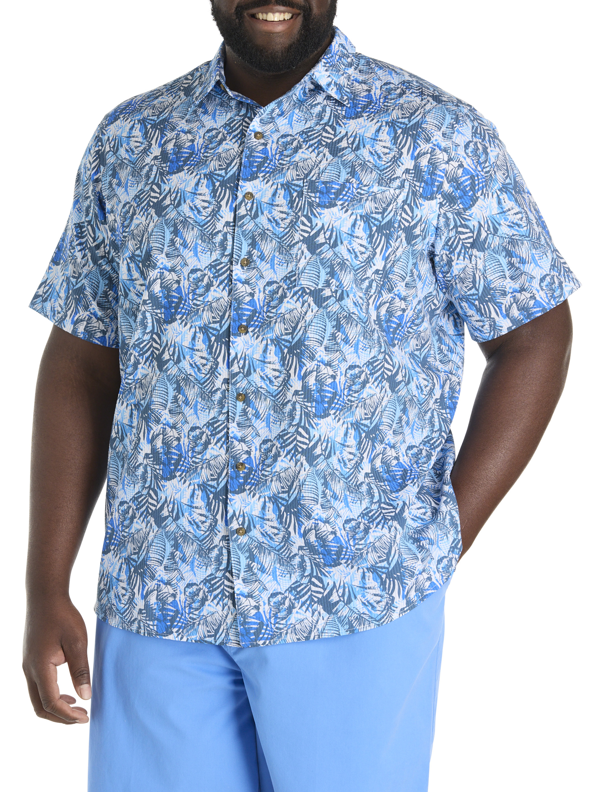 Men's Short Sleeve Tropical Shirts | DXL