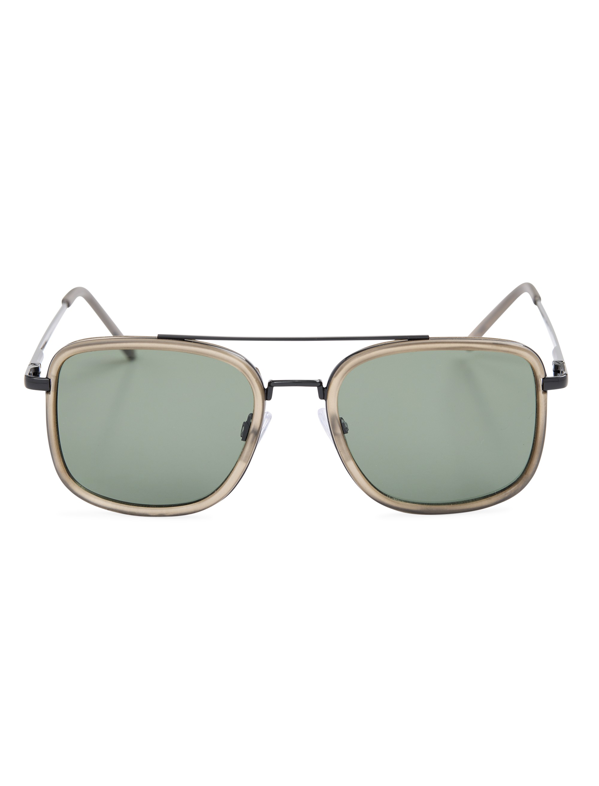 Gunmetal Aviator Sunglasses