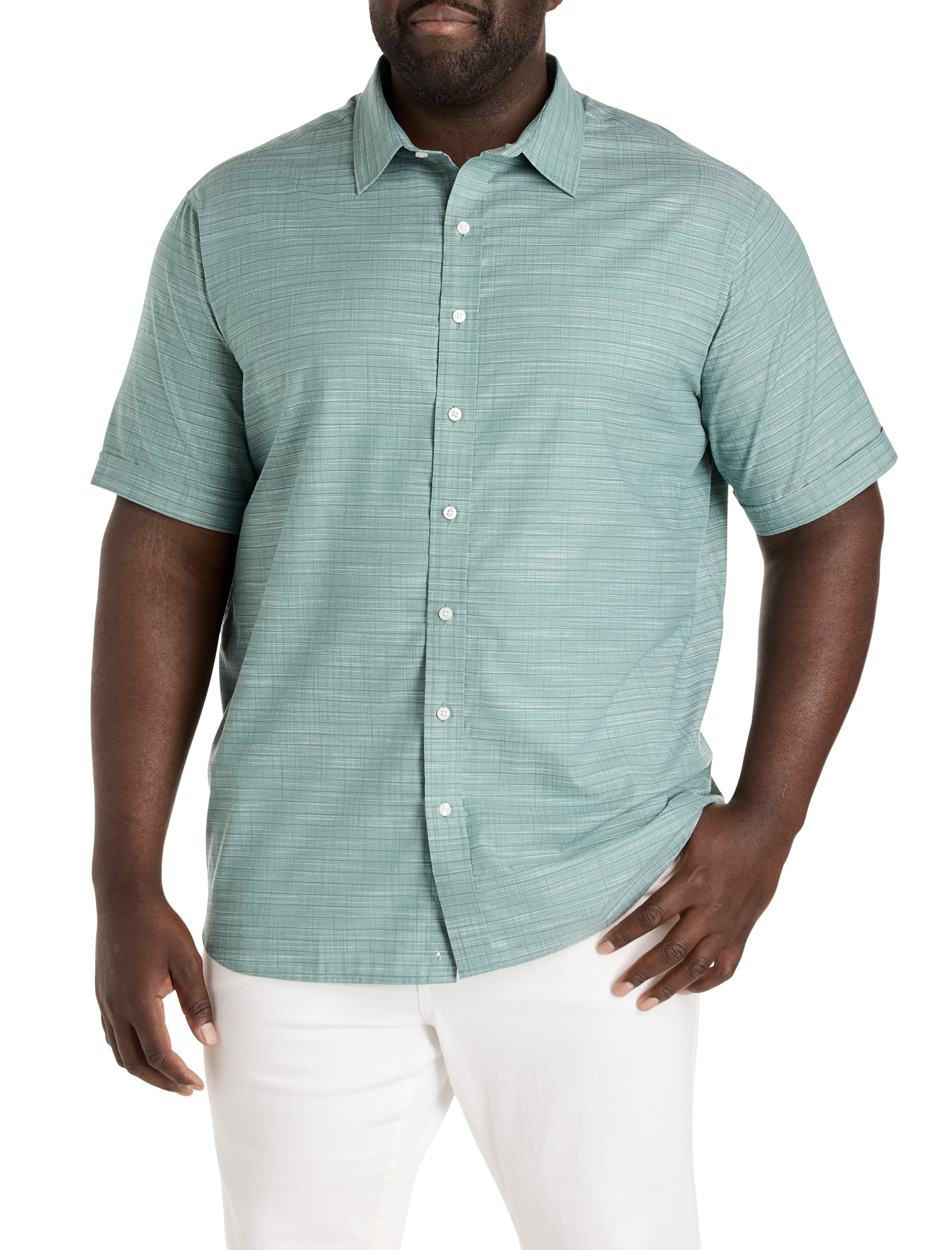 Tonal Patterned Sport Shirt