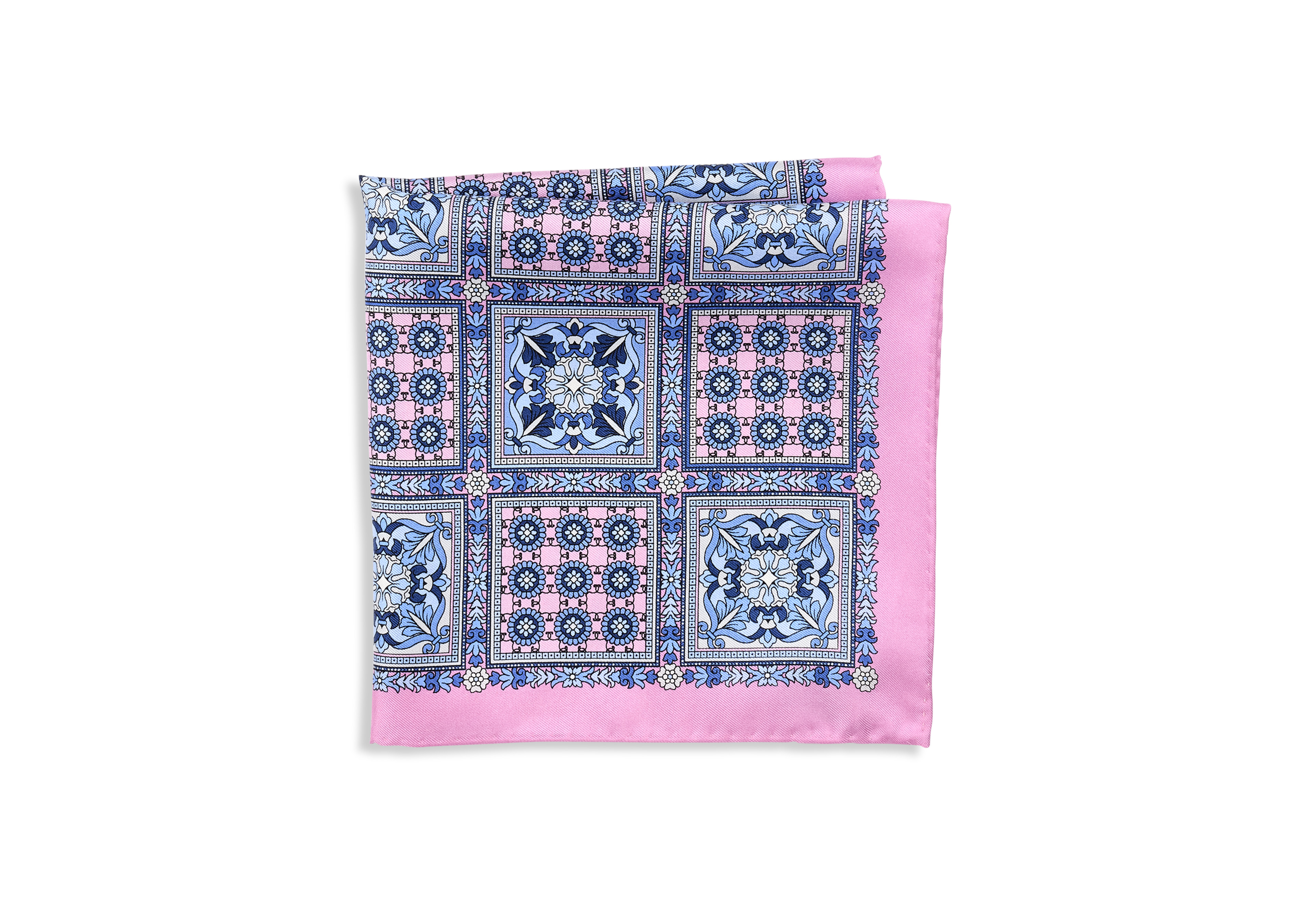Multi Square Silk Pocket Square