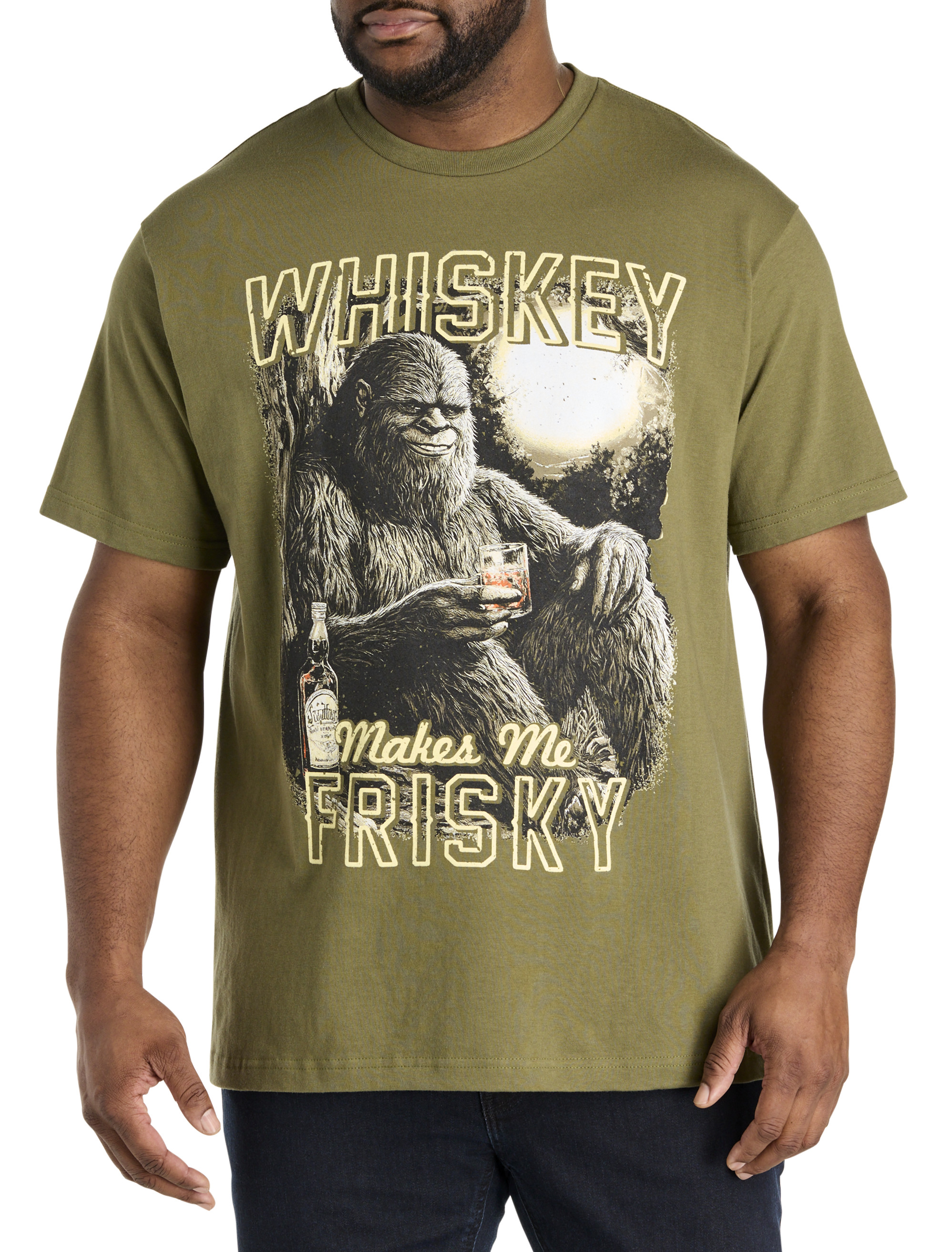Big + Tall | True Nation Whiskey Frisky Graphic Tee | DXL