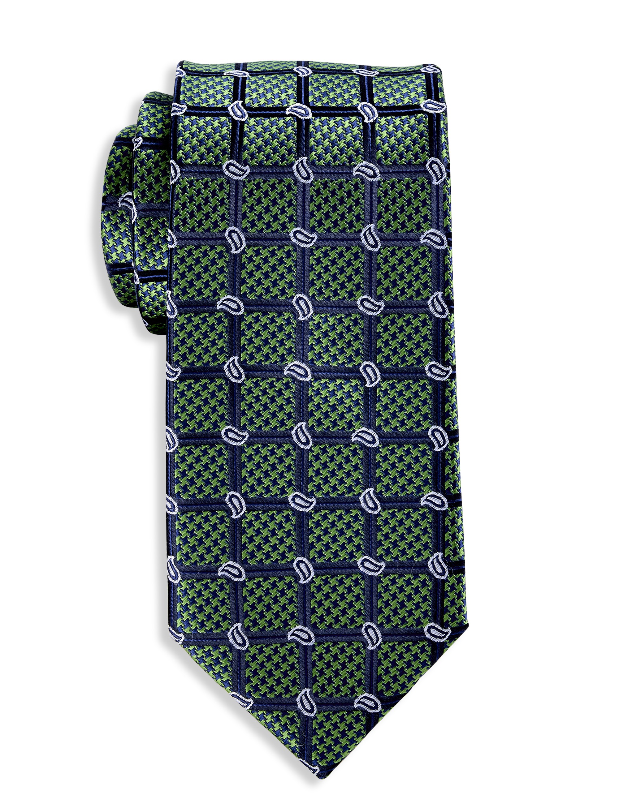 Simple Paisley Grid Tie - thumbnail 3