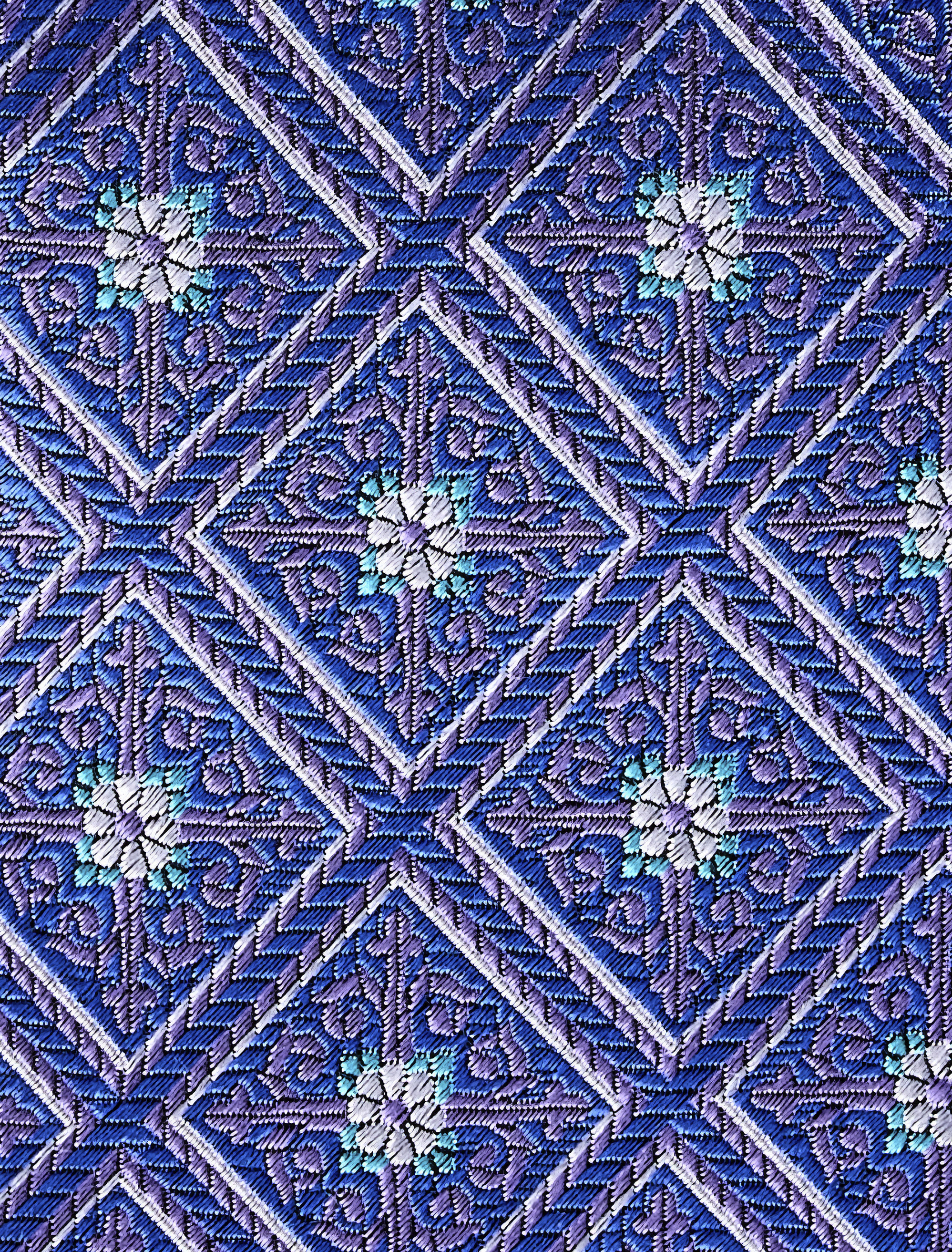 Medallion Silk Tie