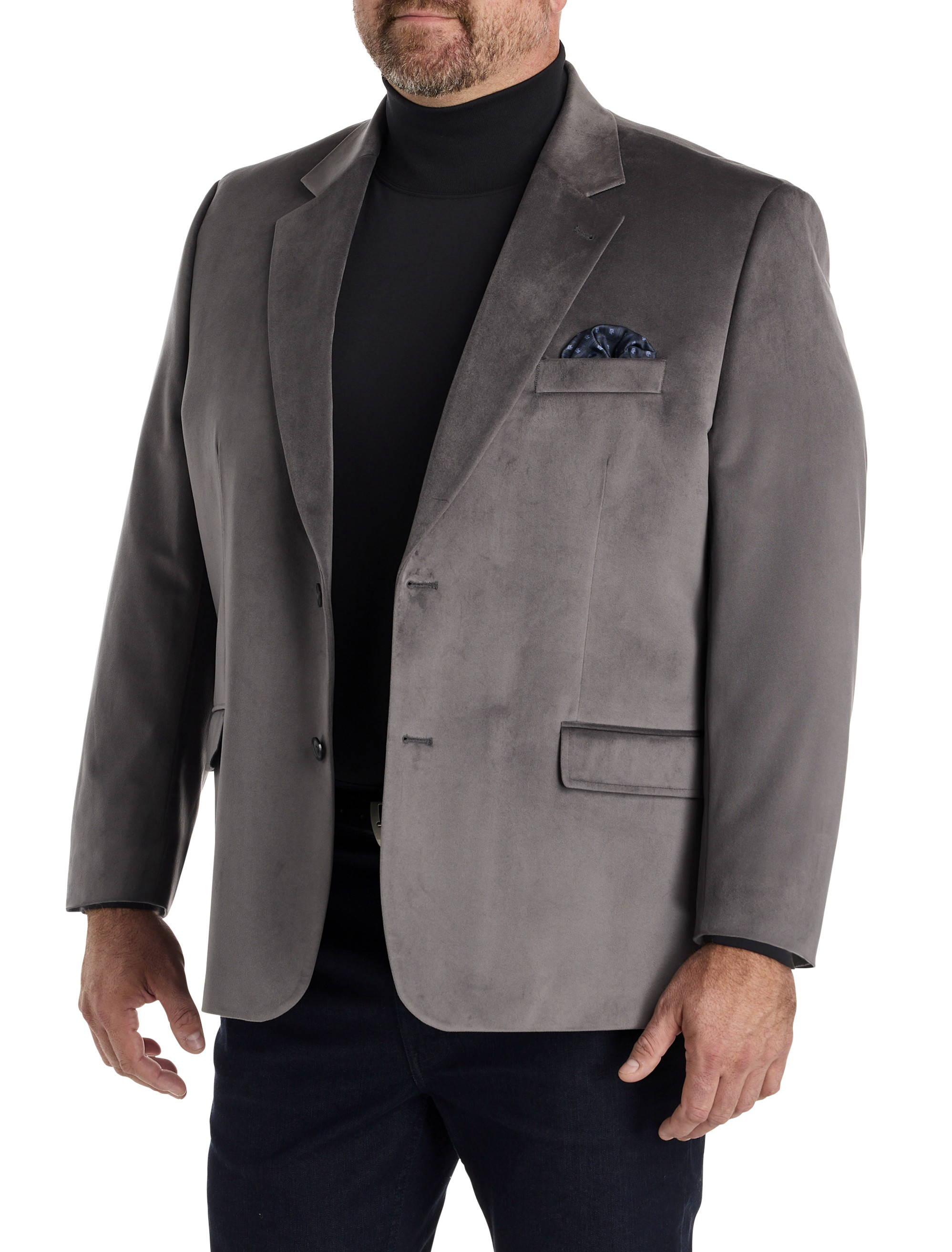 Big + Tall | Oak Hill Jacket-Relaxer Velvet Sport Coat | DXL