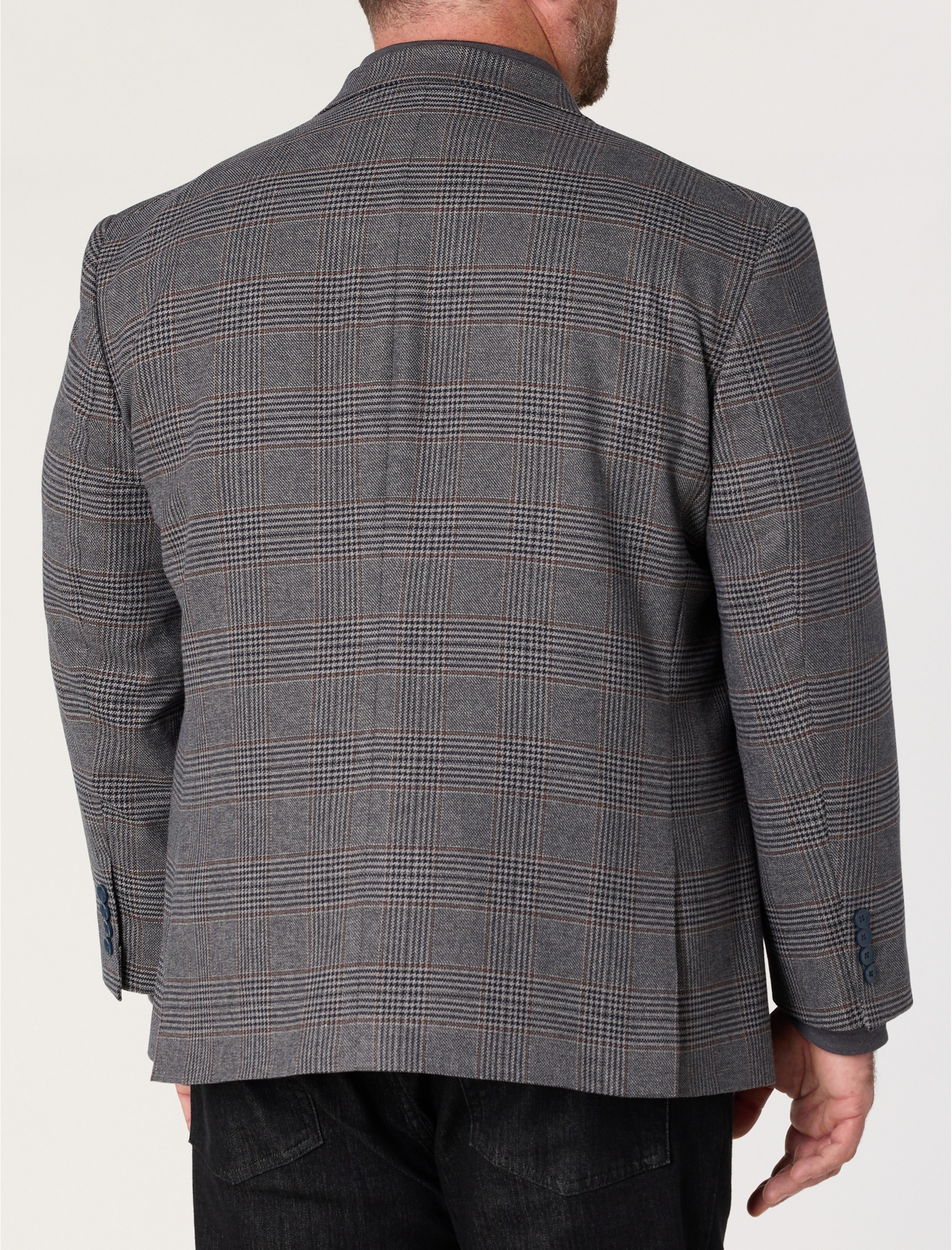 Houndstooth Jacket-Relaxer Sport Coat - thumbnail 3