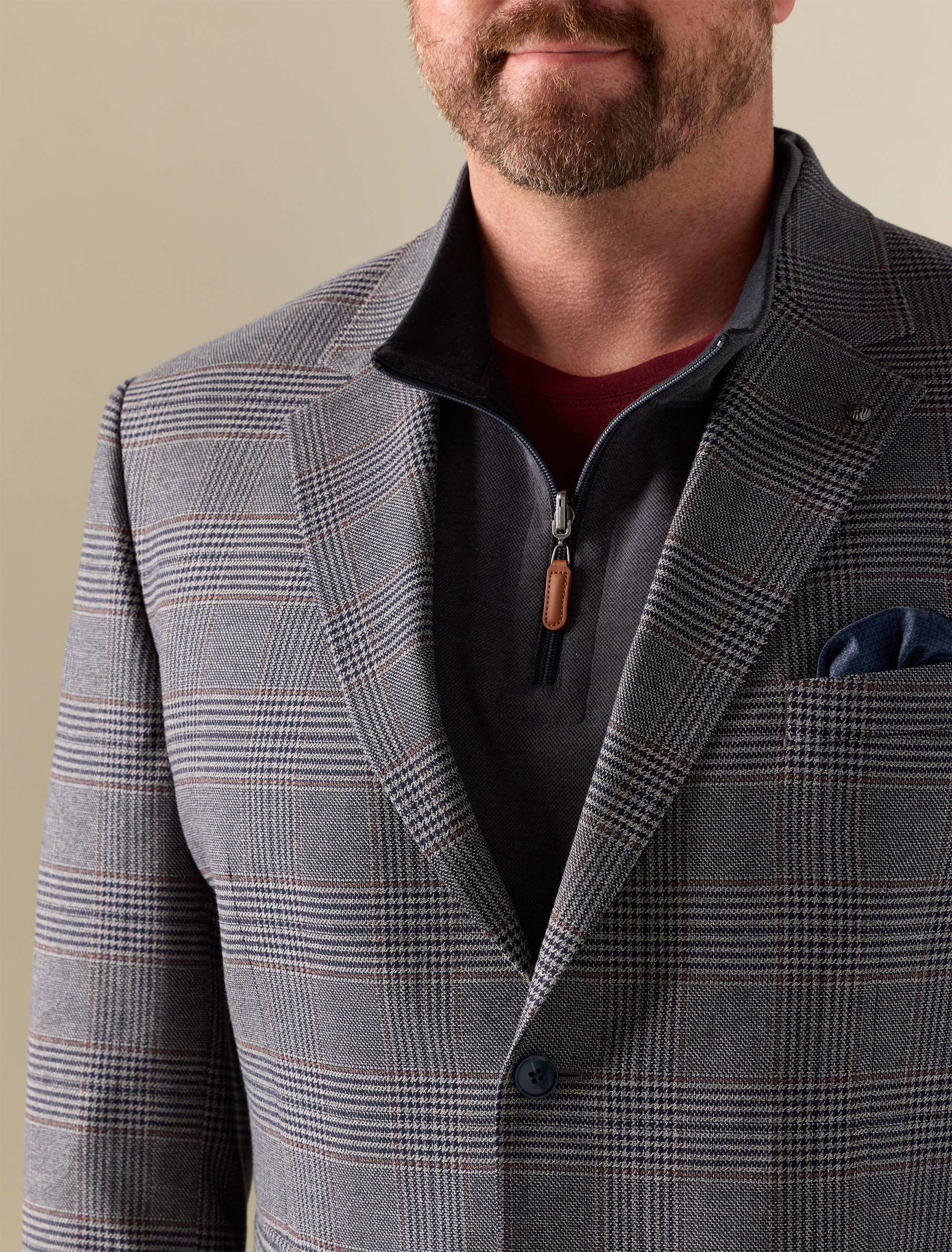 Houndstooth Jacket-Relaxer Sport Coat