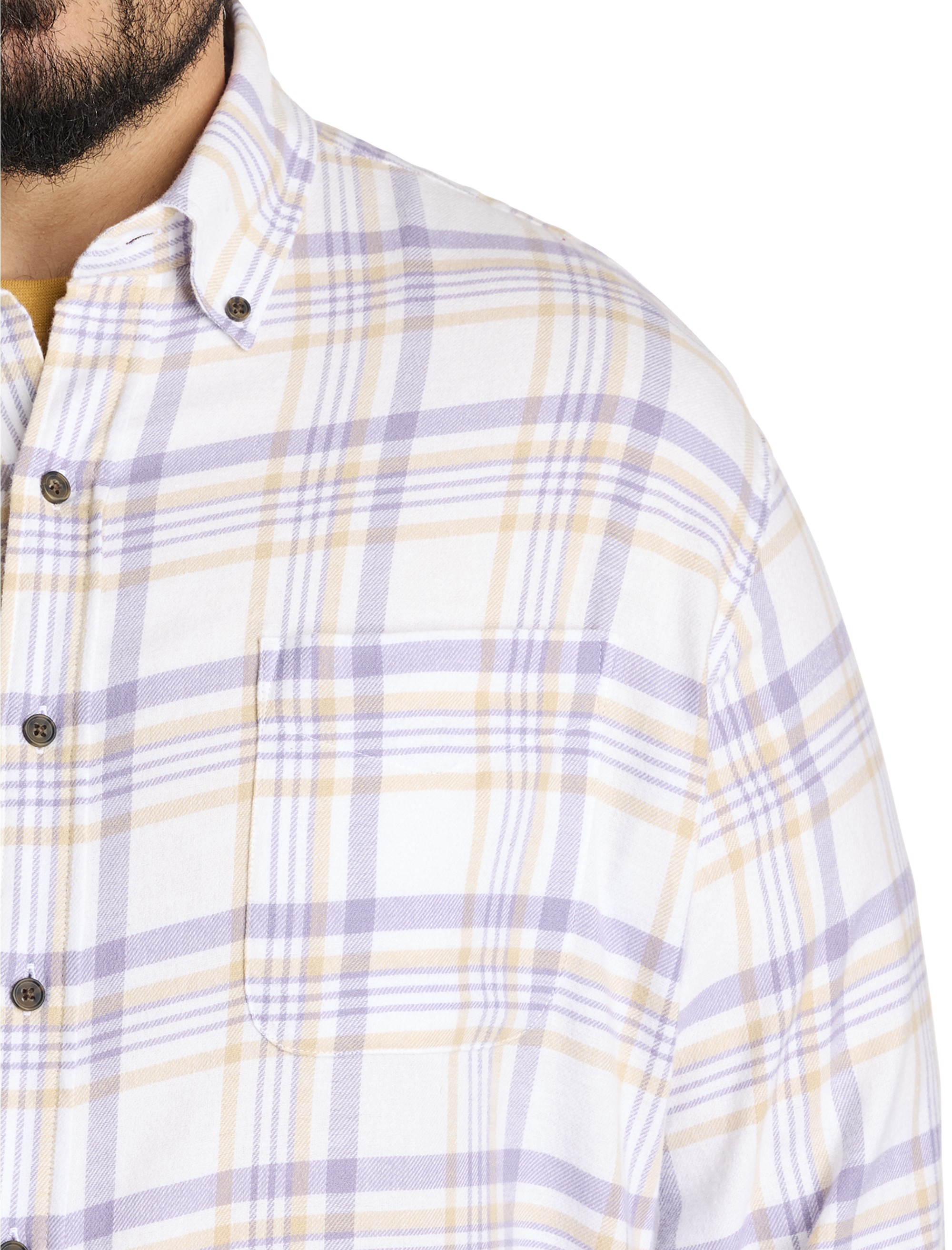 Plaid Flannel Sport Shirt - thumbnail 3