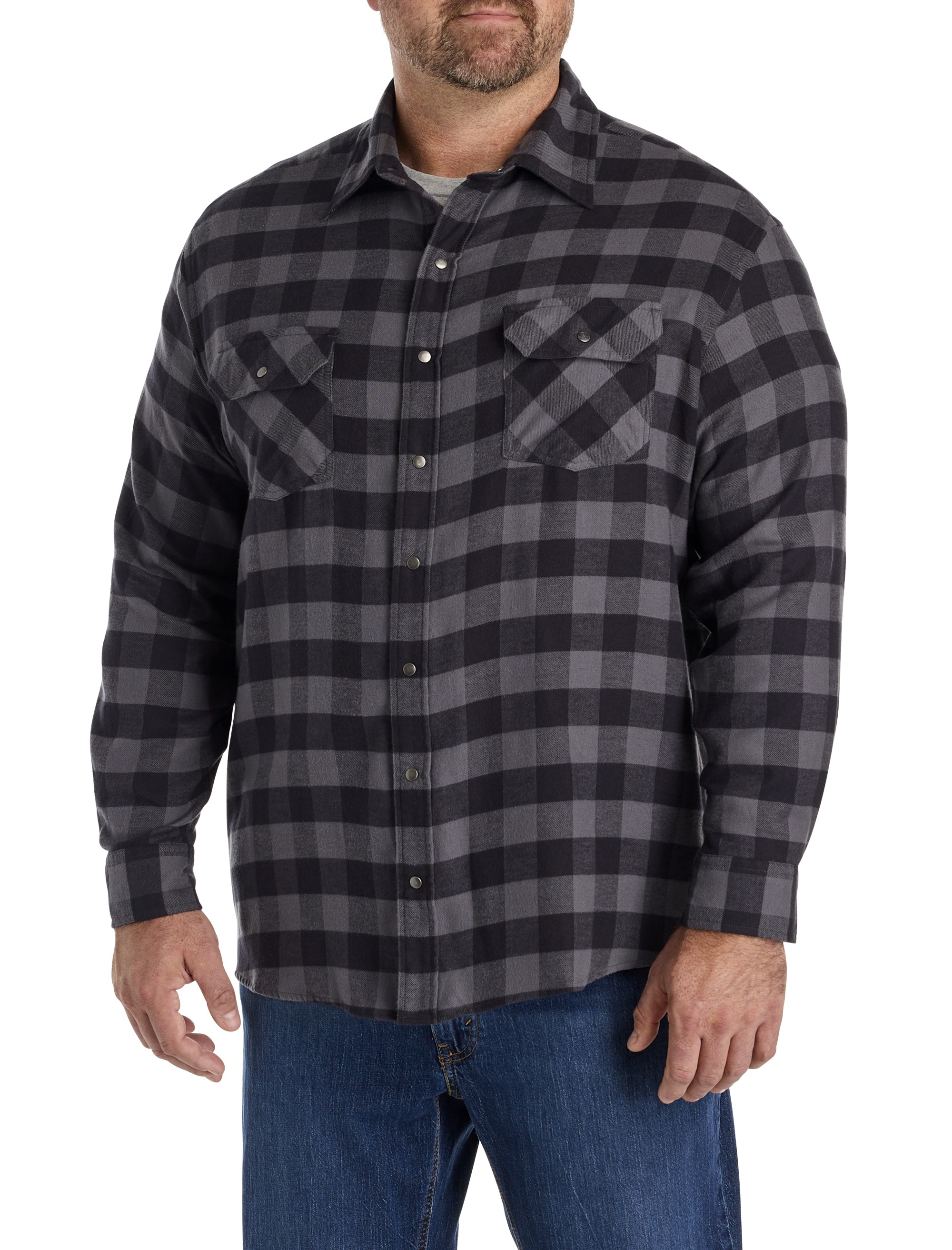 Small Plaid Flannel Sport Shirt - thumbnail 2