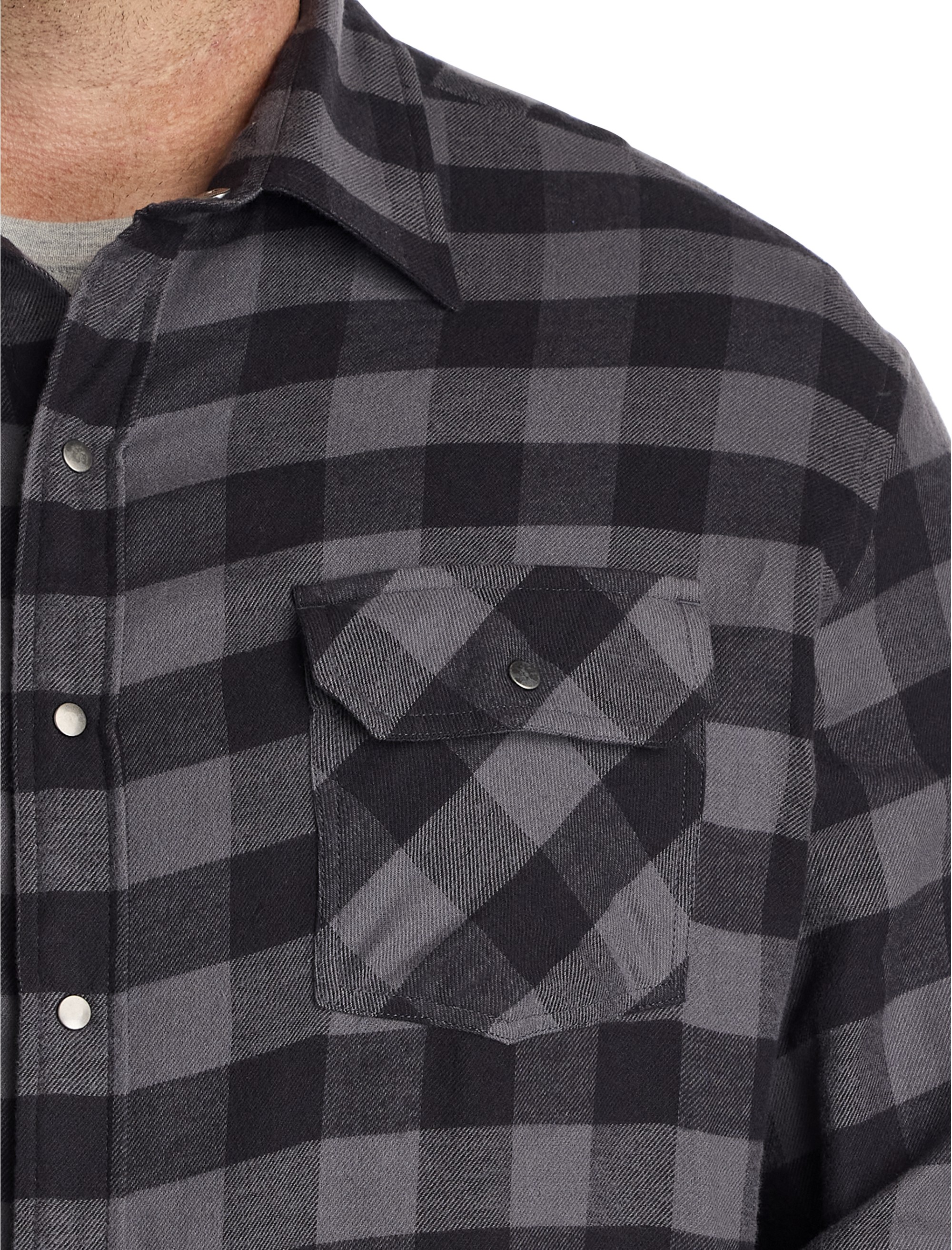 Small Plaid Flannel Sport Shirt - thumbnail 3