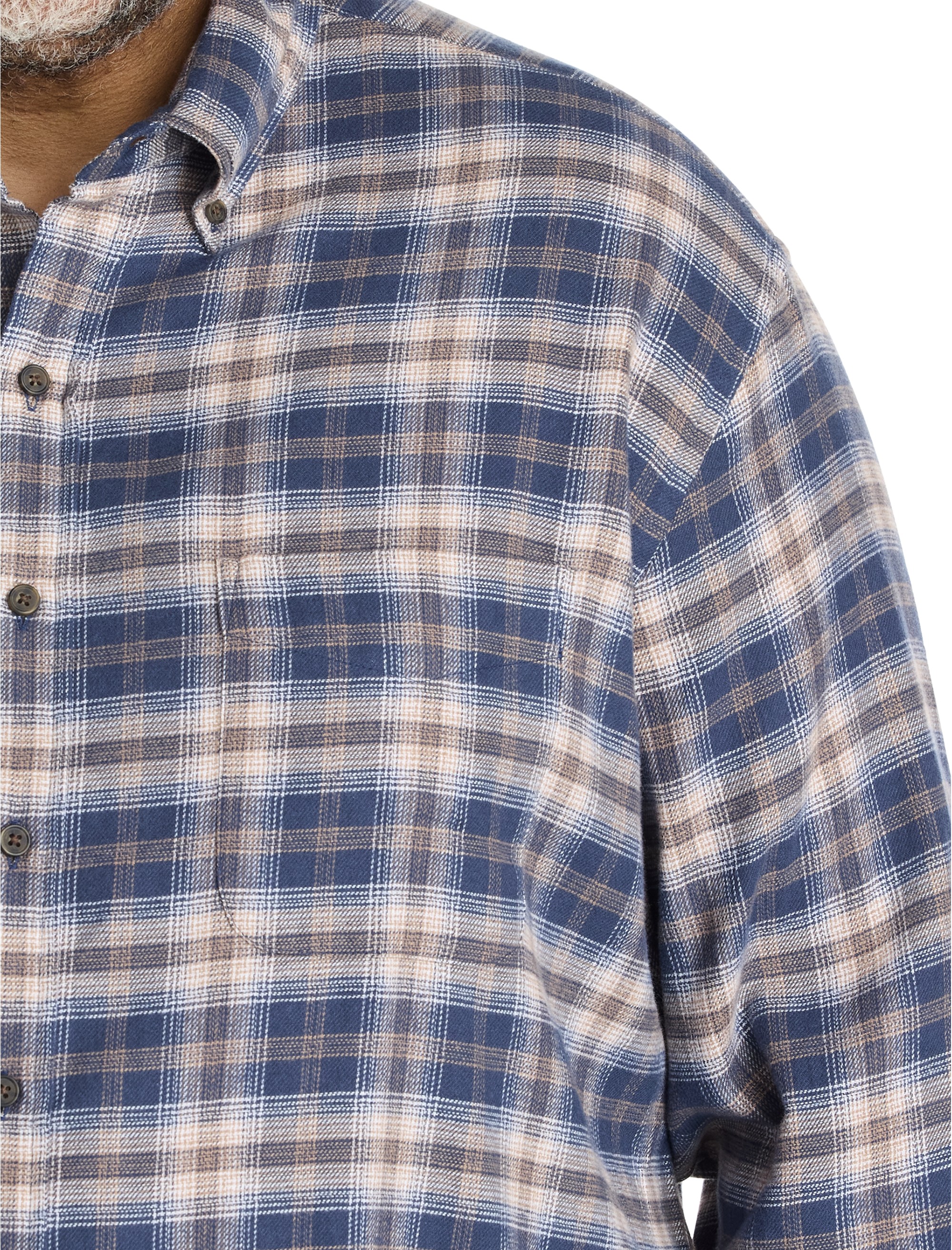 Small Plaid Flannel Sport Shirt - thumbnail 3