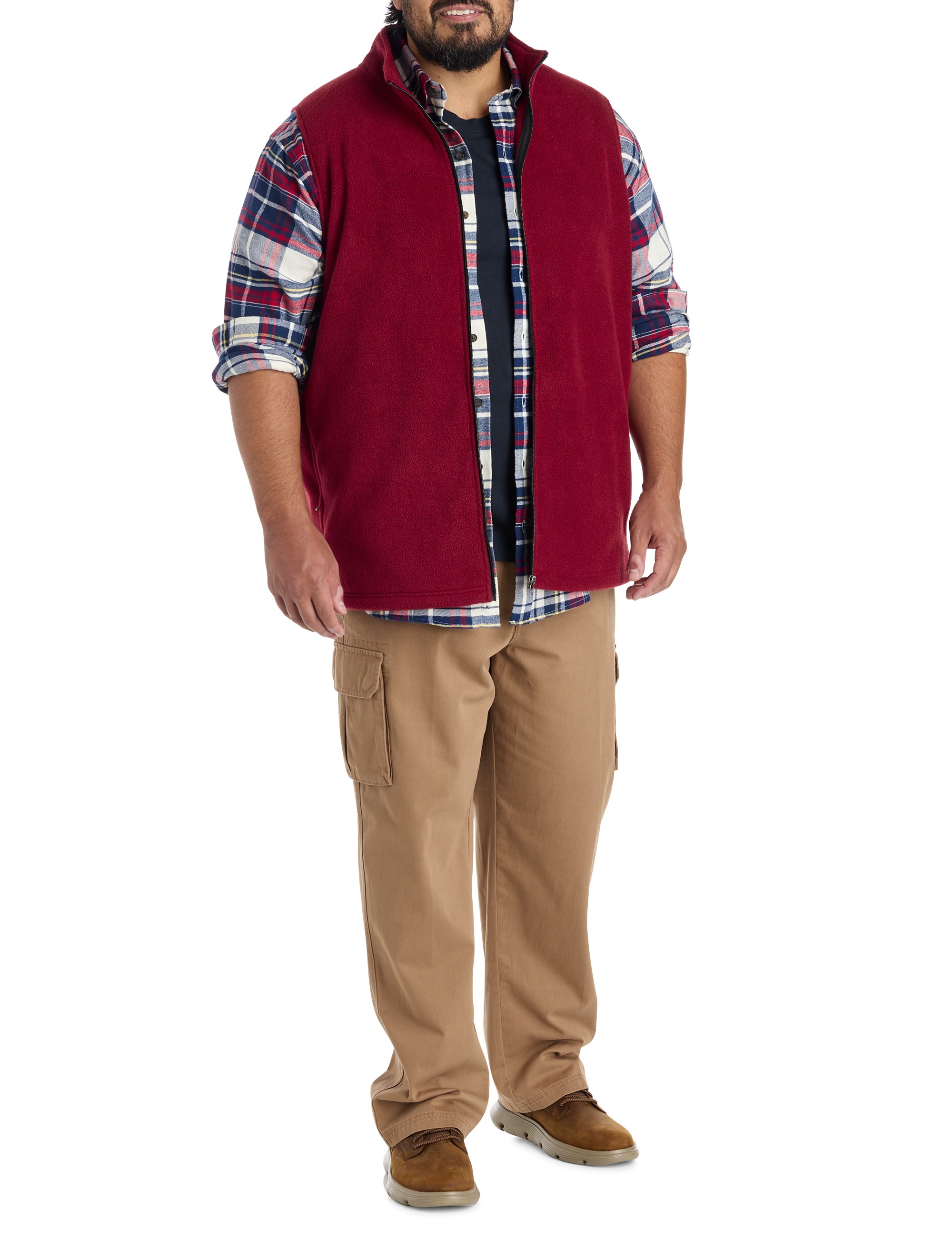 Large Plaid Flannel Sport Shirt - thumbnail 4