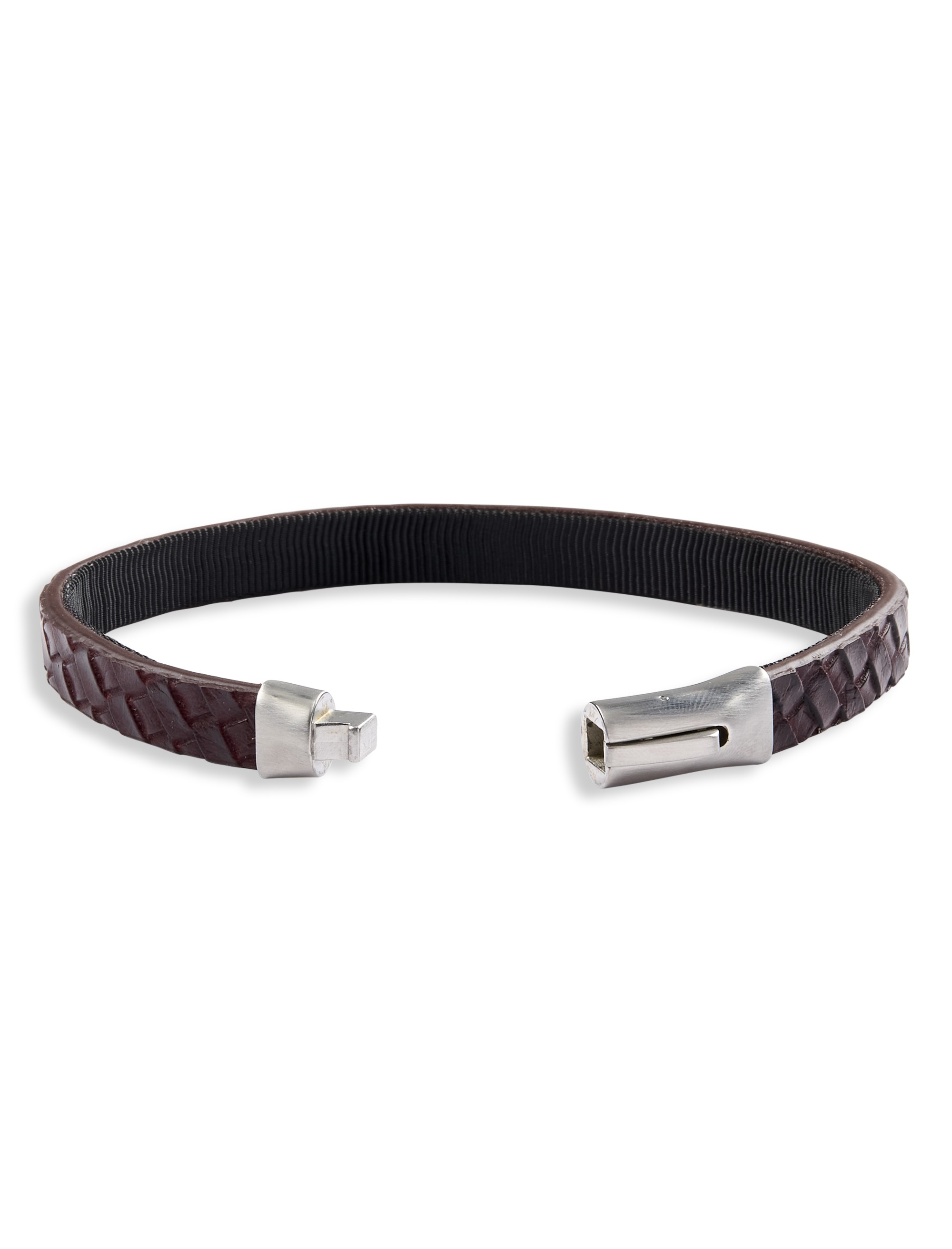 Embossed Leather Bracelet - thumbnail 4