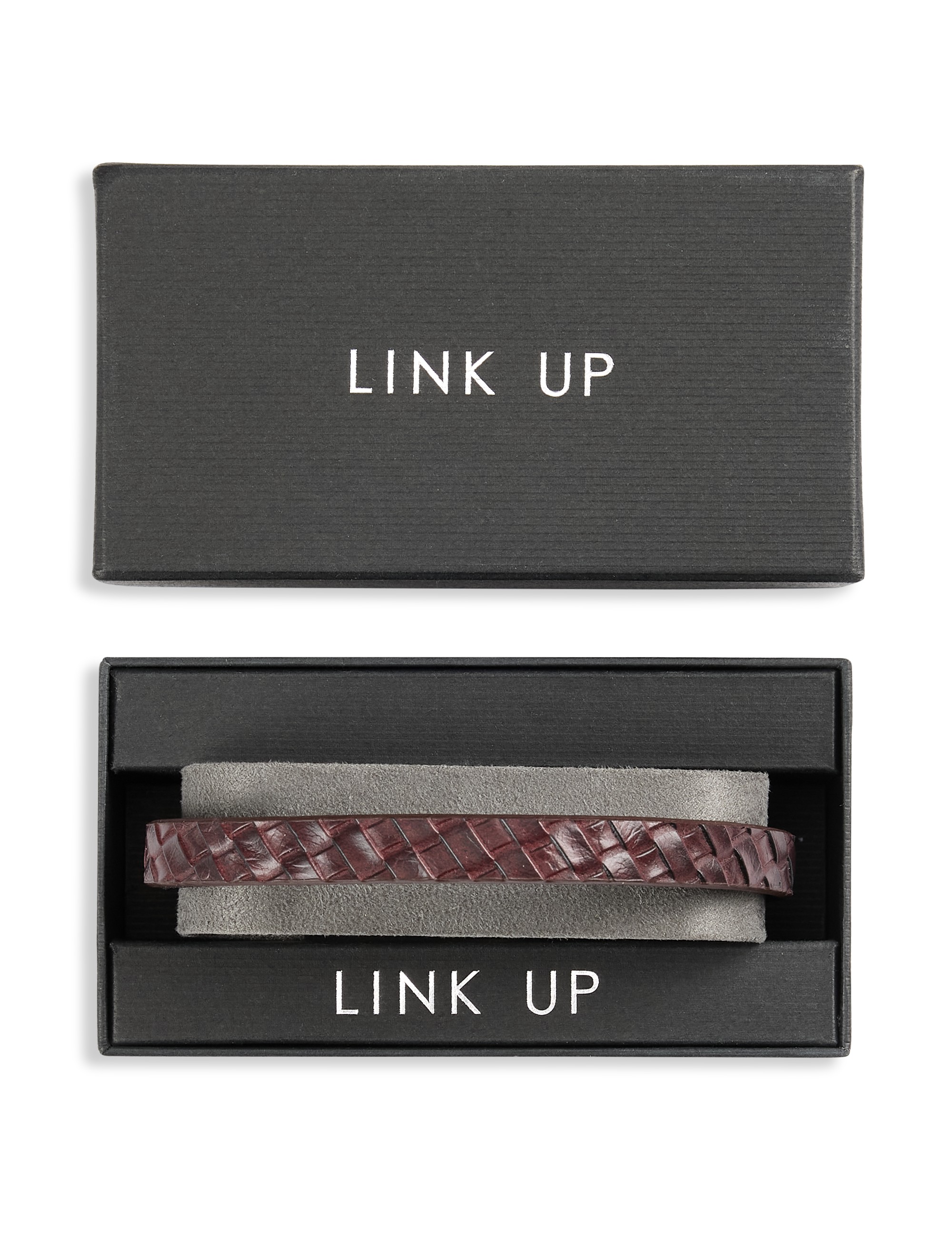 Embossed Leather Bracelet - thumbnail 5