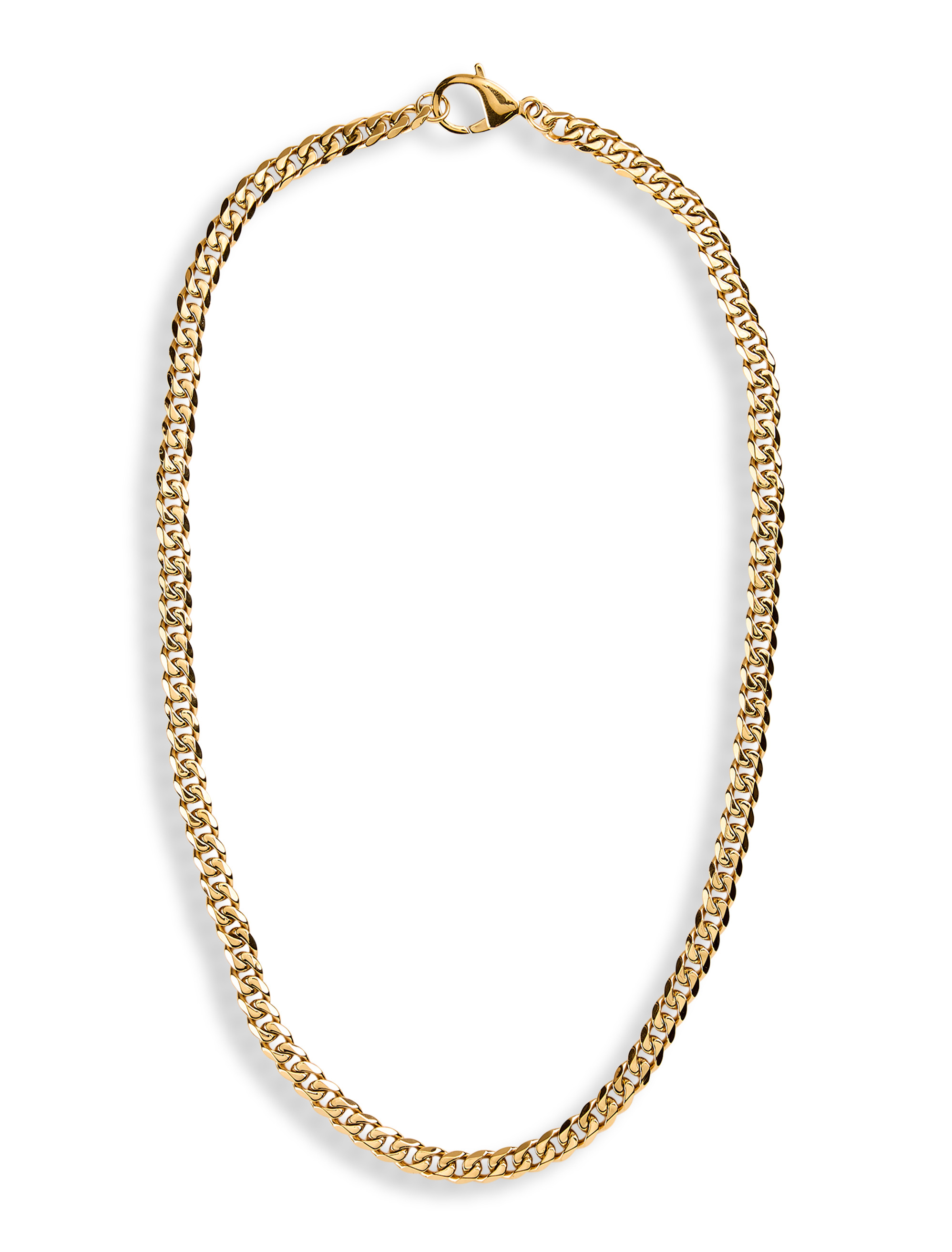 Big + Tall | Link Up Curb-Link Chain Necklace | DXL