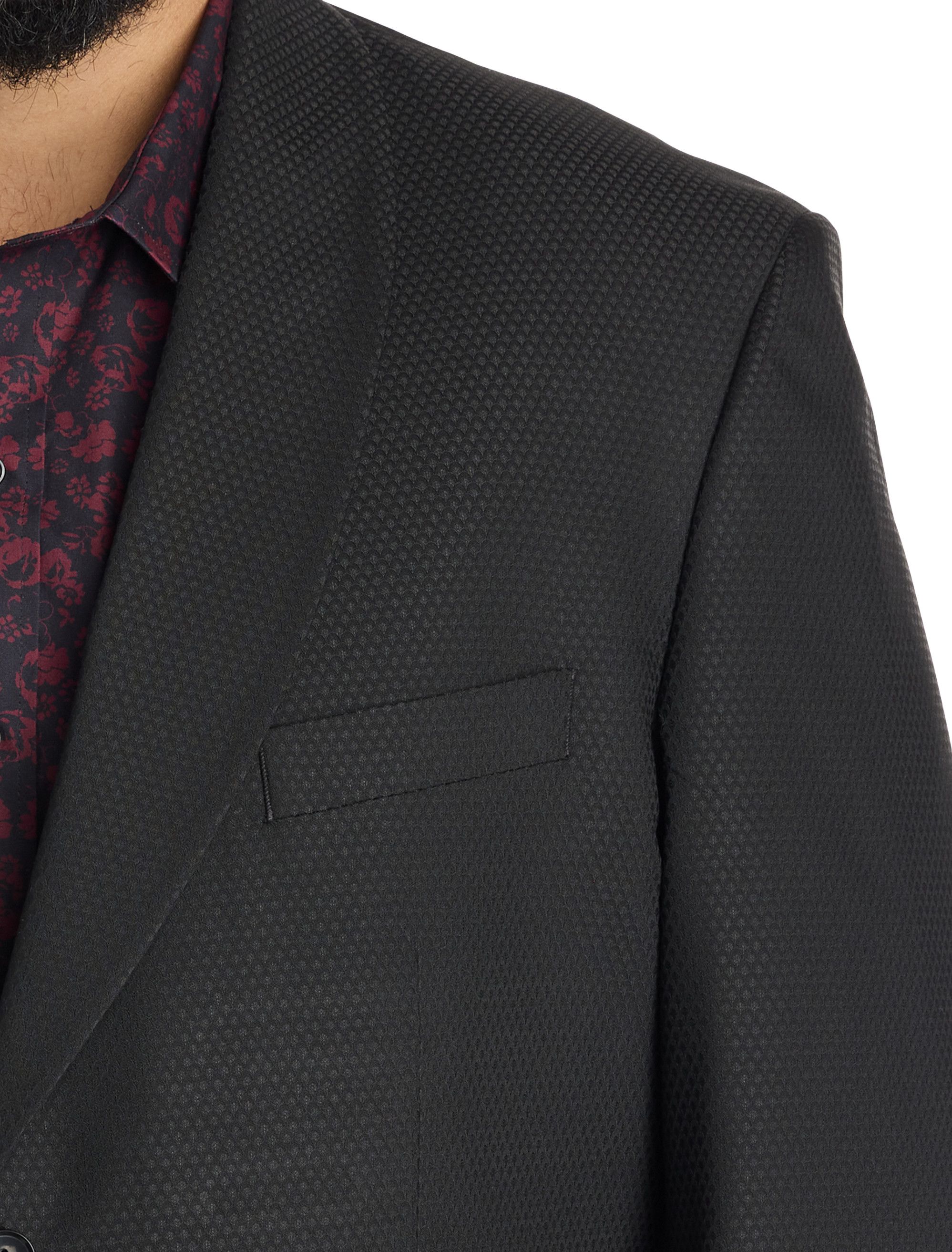 Sophisticated Textured Jacket-Relaxer Sport Coat