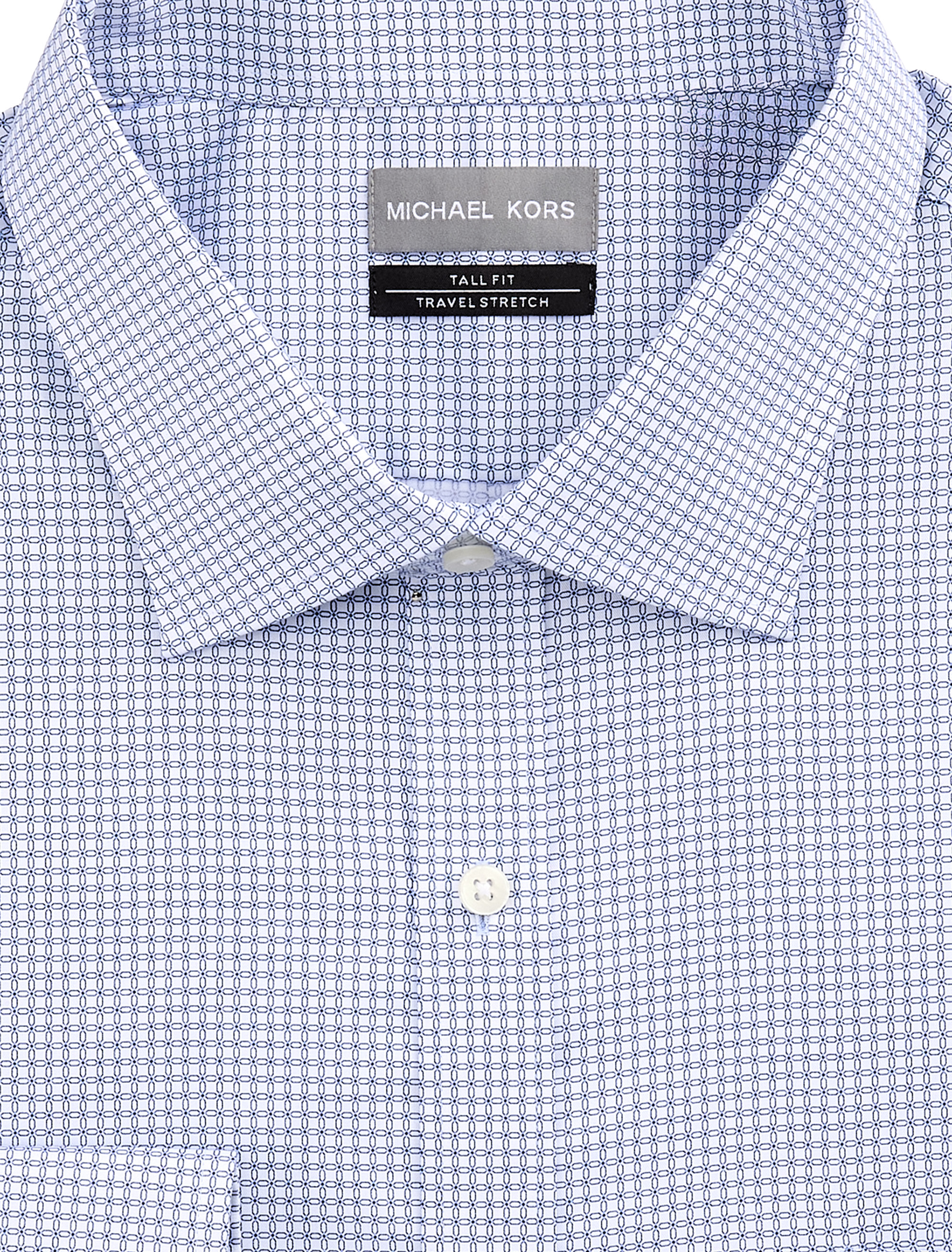 Linked Grid  Performance Dress Shirt