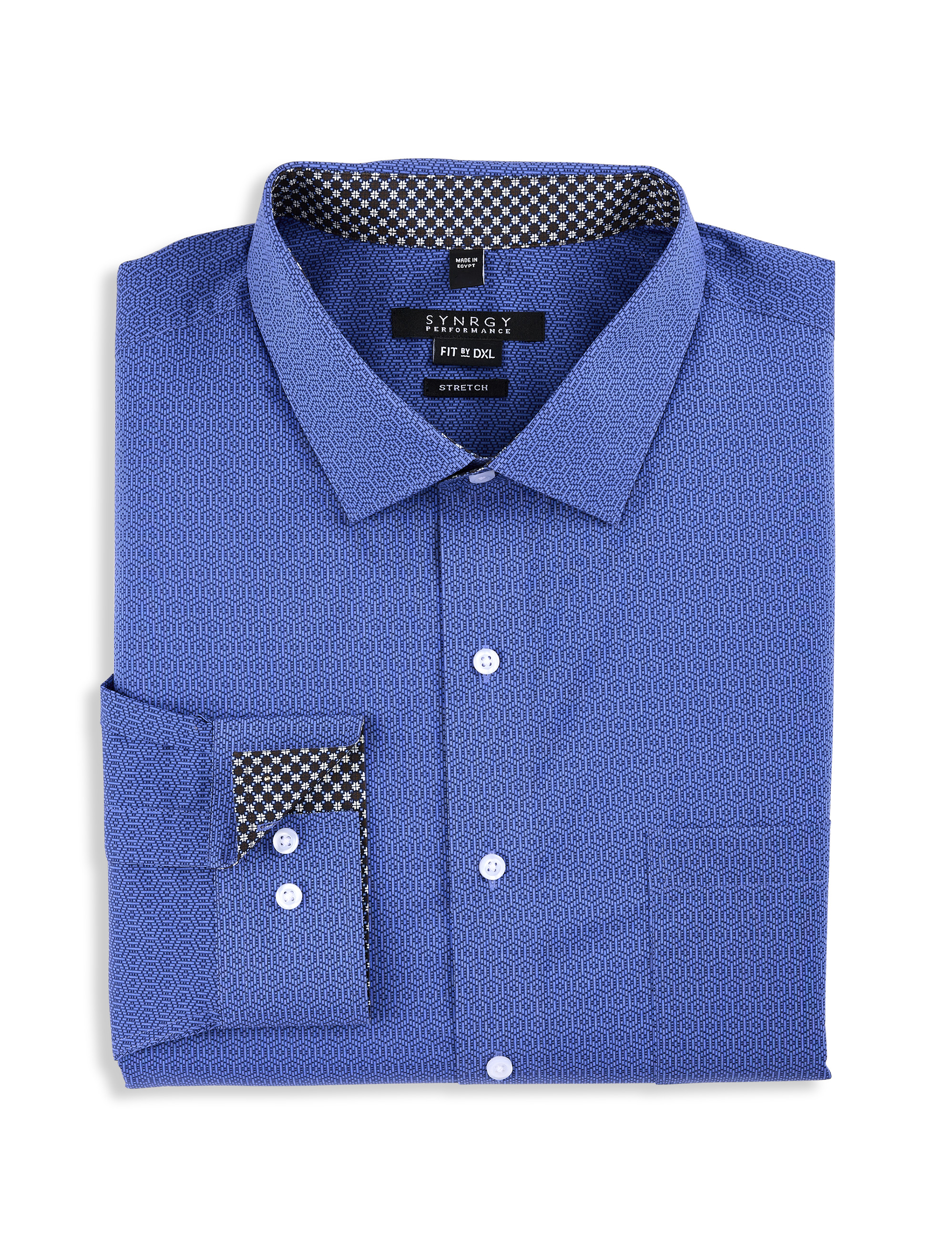 Geometric Performance Dress Shirt