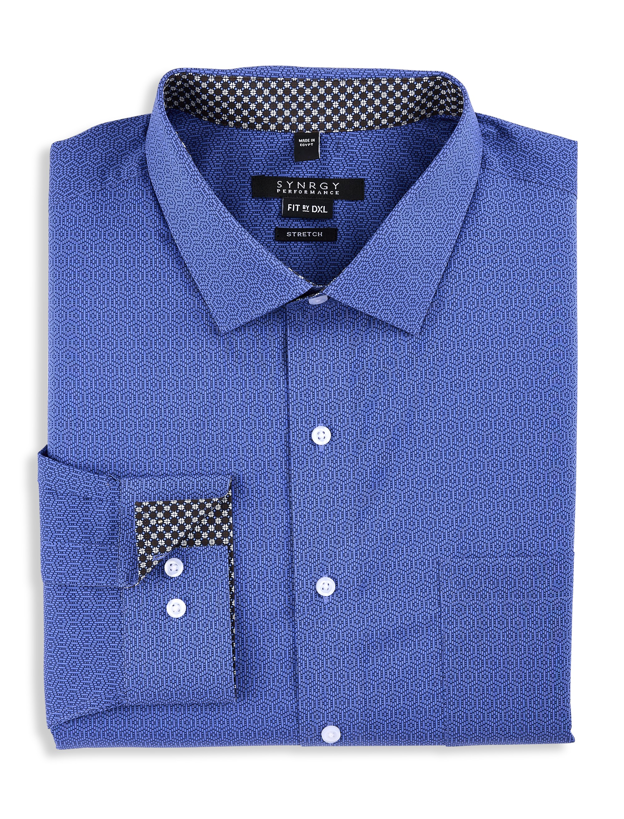 Geometric Performance Dress Shirt