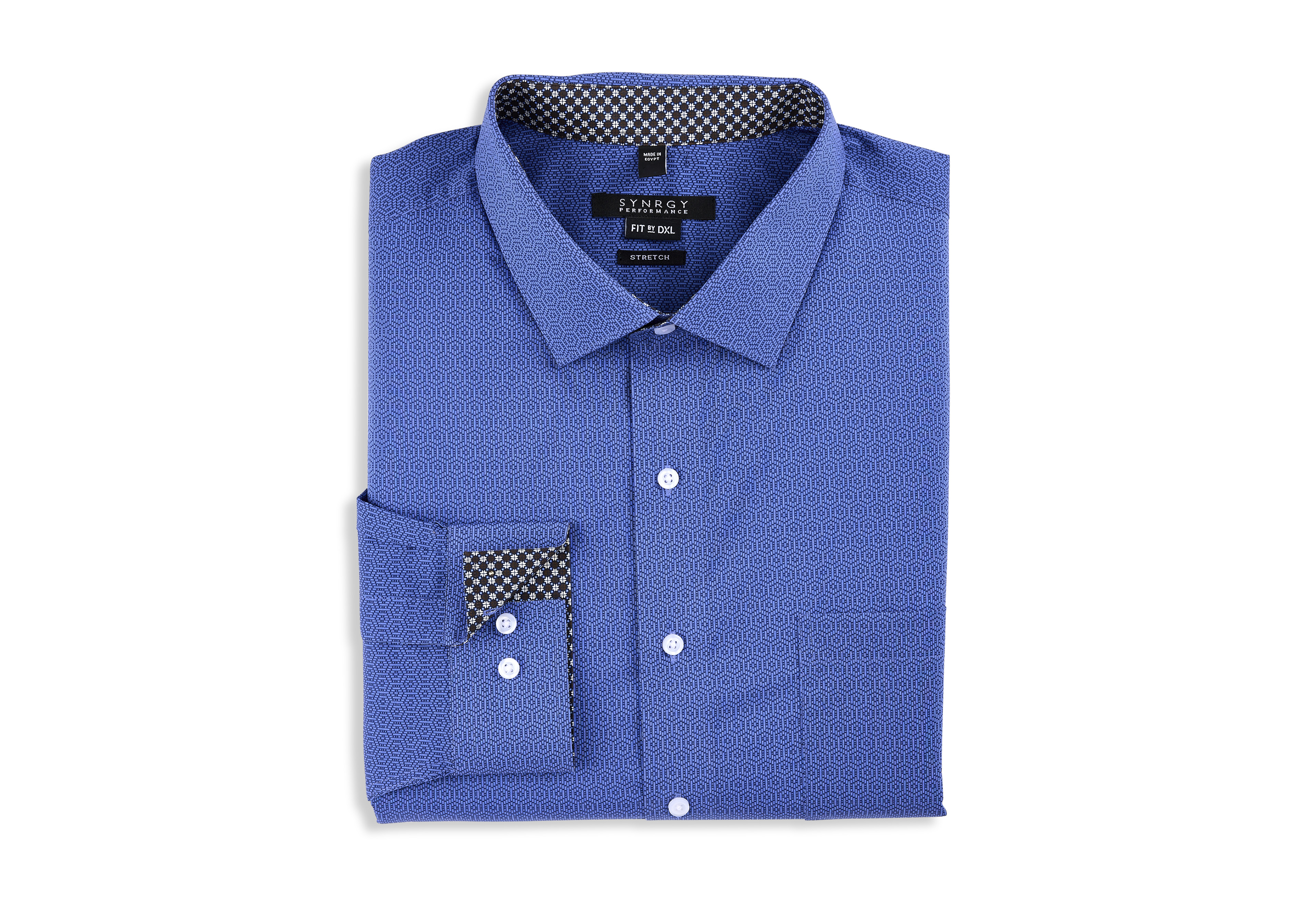 Geometric Performance Dress Shirt