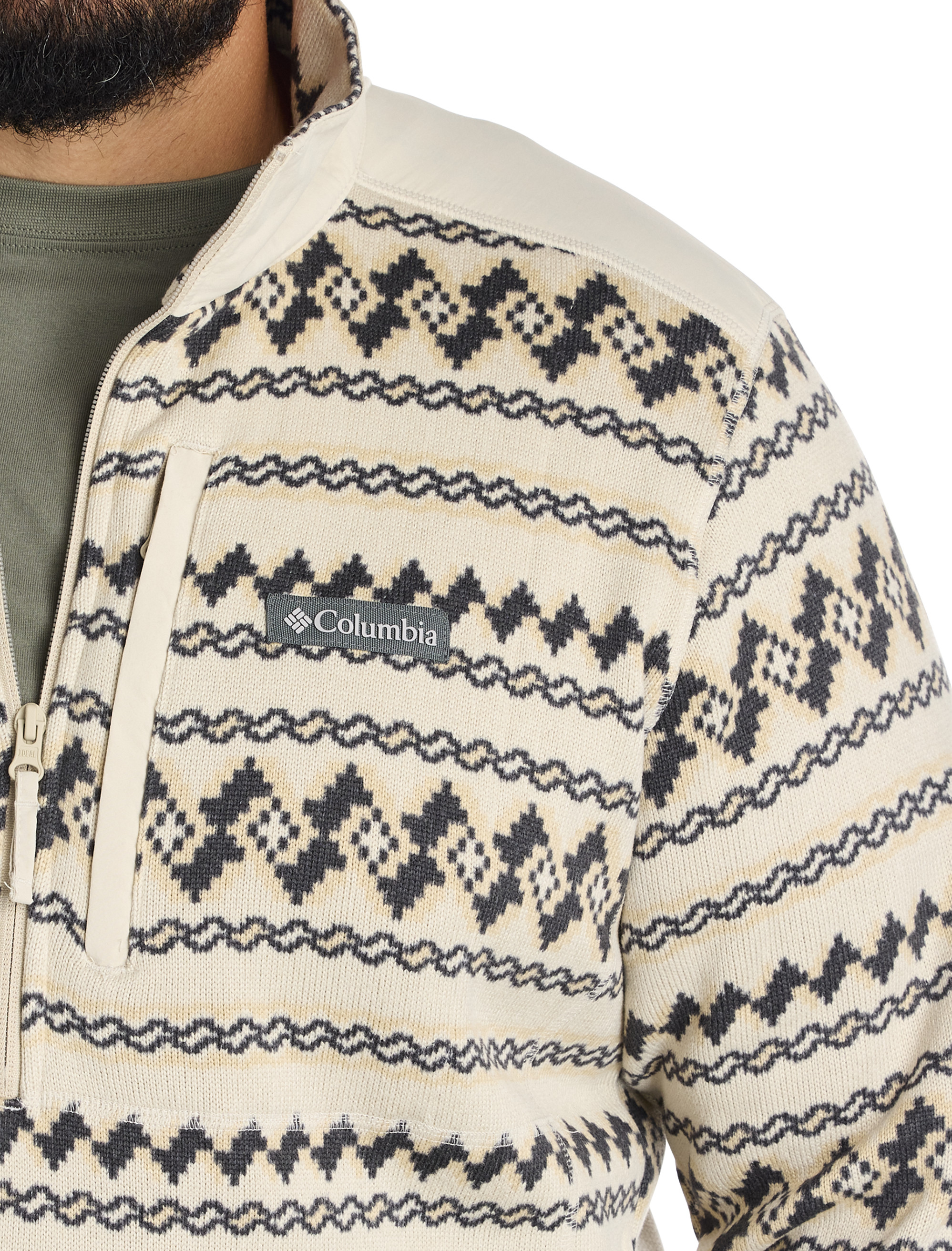 Southwest-Inspired 1/2-Zip Pullover