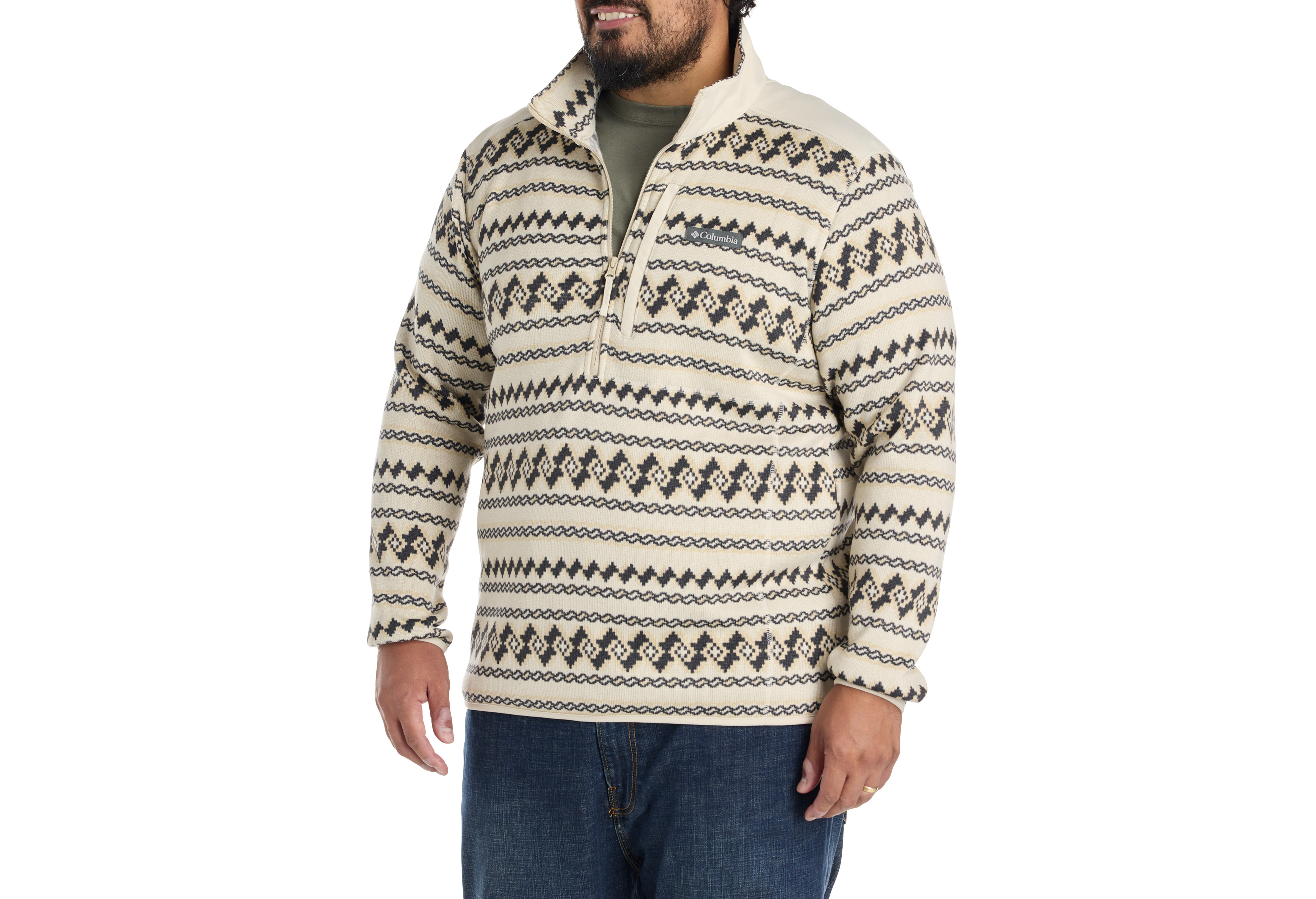 Southwest-Inspired 1/2-Zip Pullover