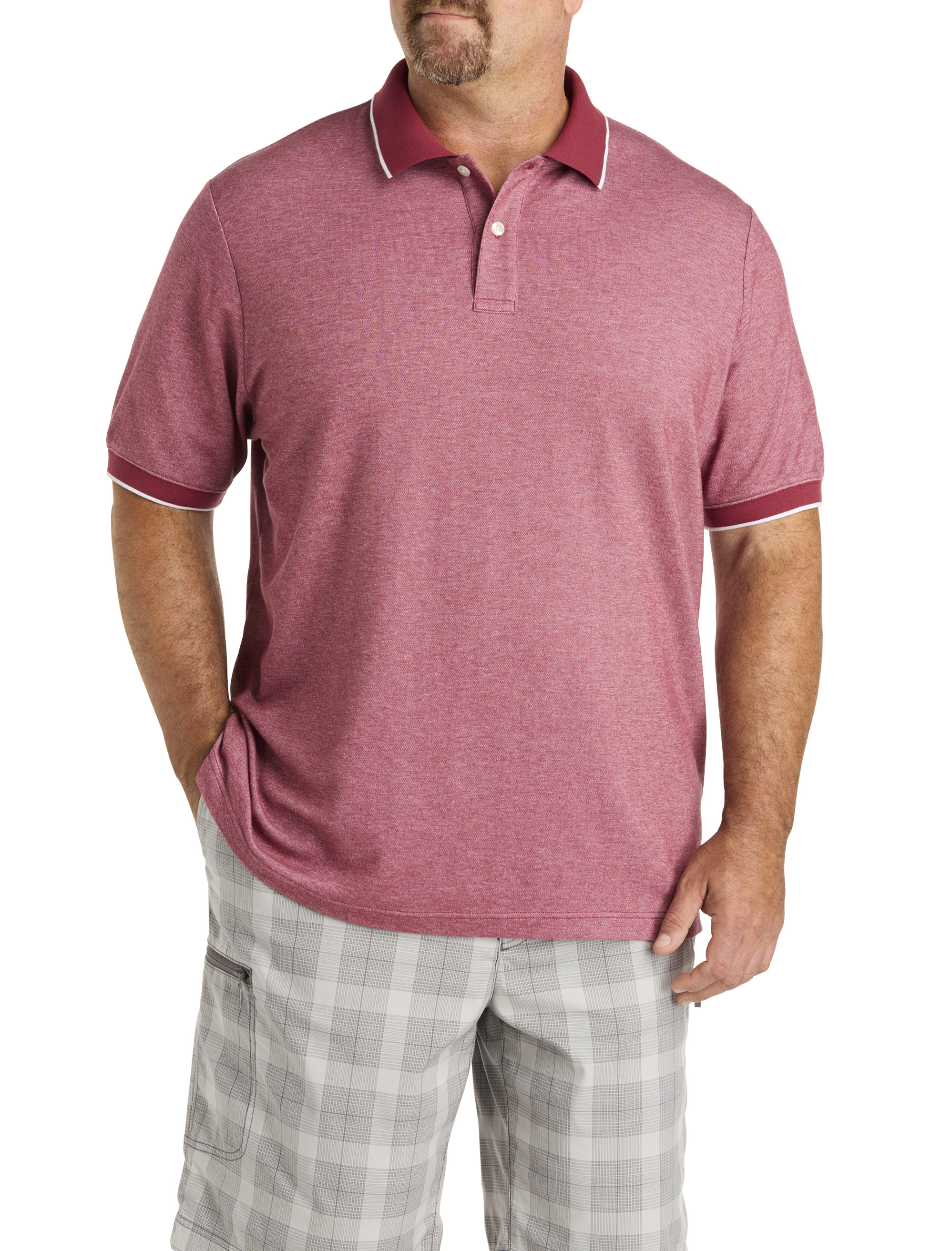 Oxford Tipped Polo Shirt
