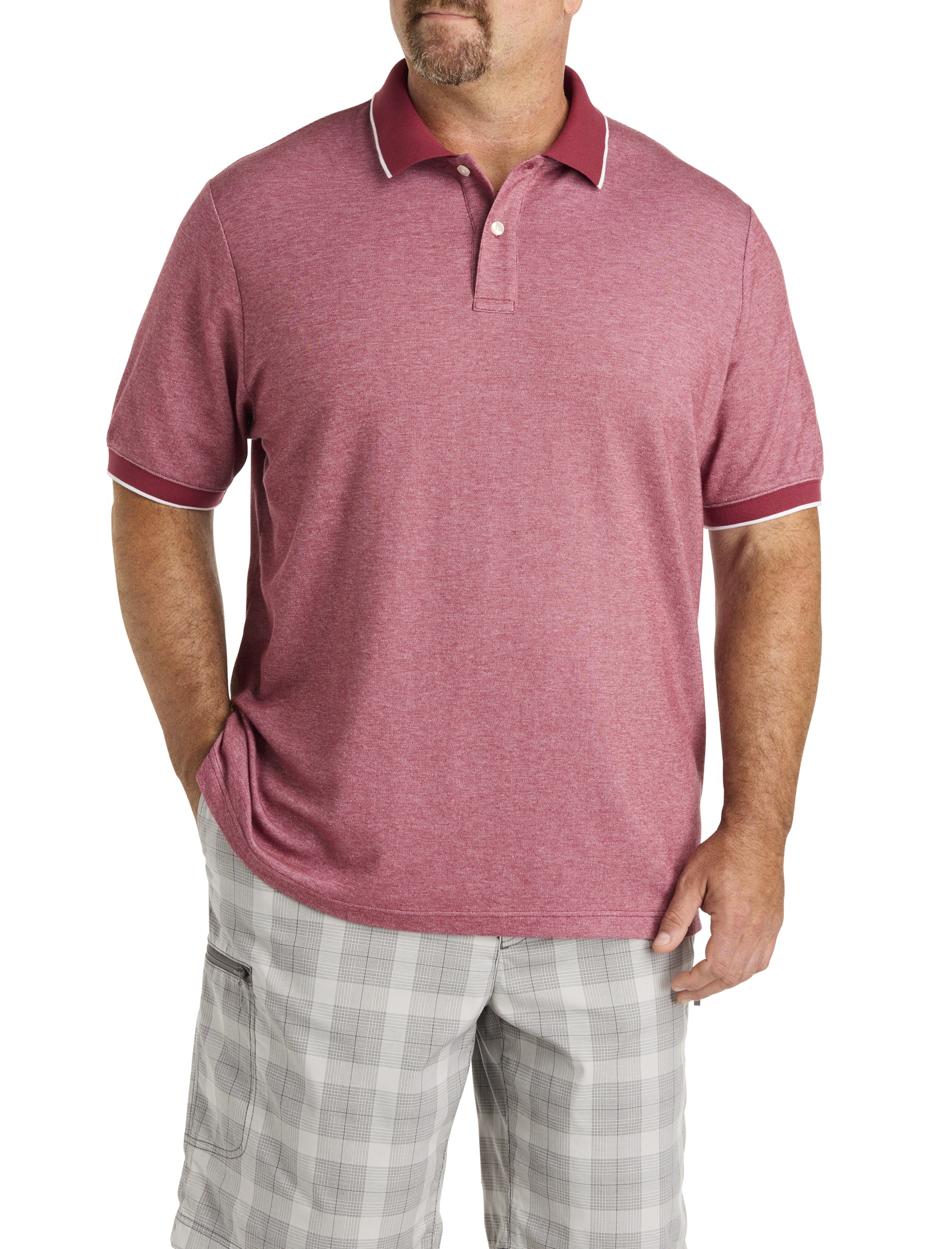 Oxford Tipped Polo Shirt