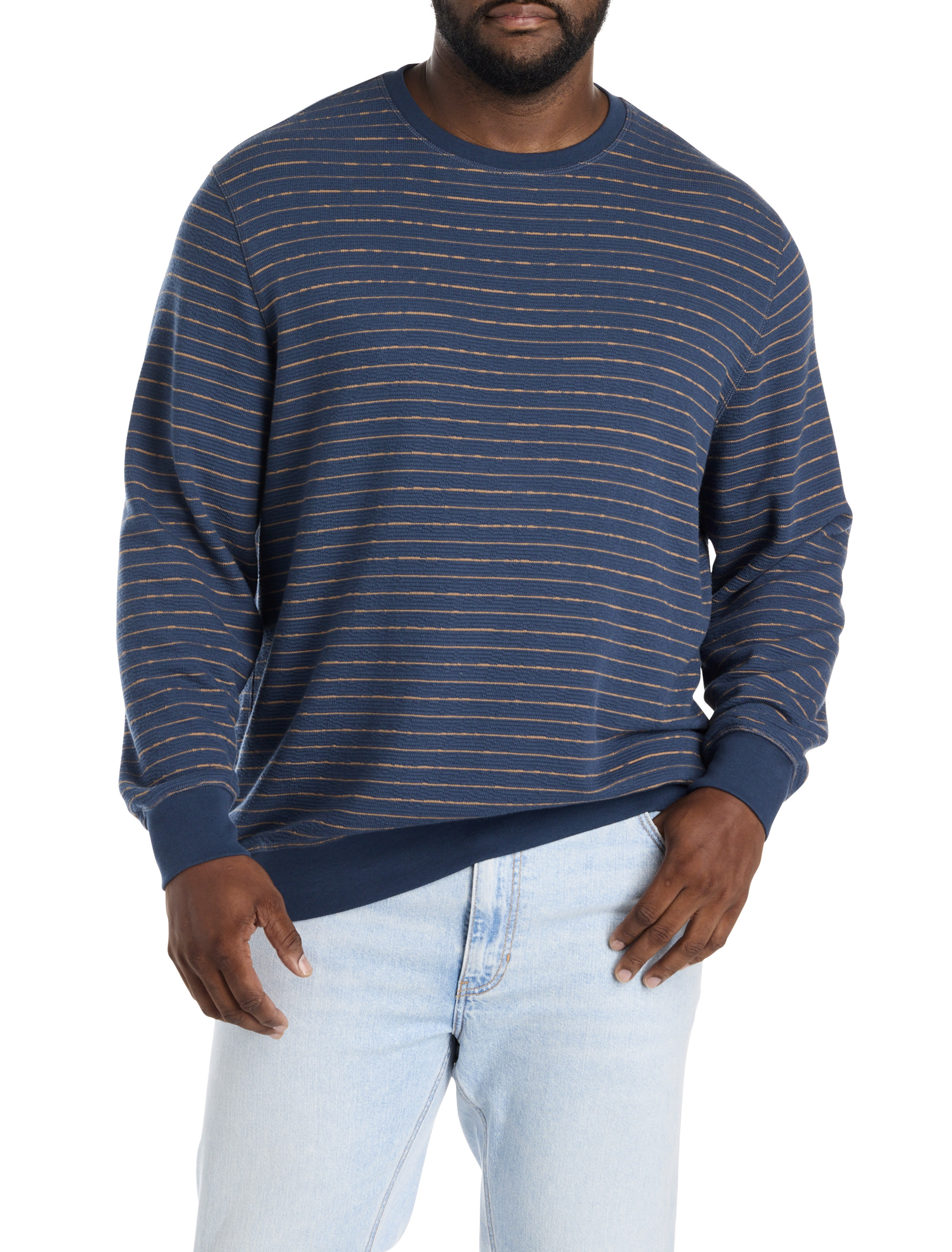 TENDELOlN TEE L/S AClDS ダリスカルロンT Big + Tall | True Nation Long-Sleeve Striped T-Shirt | DXL