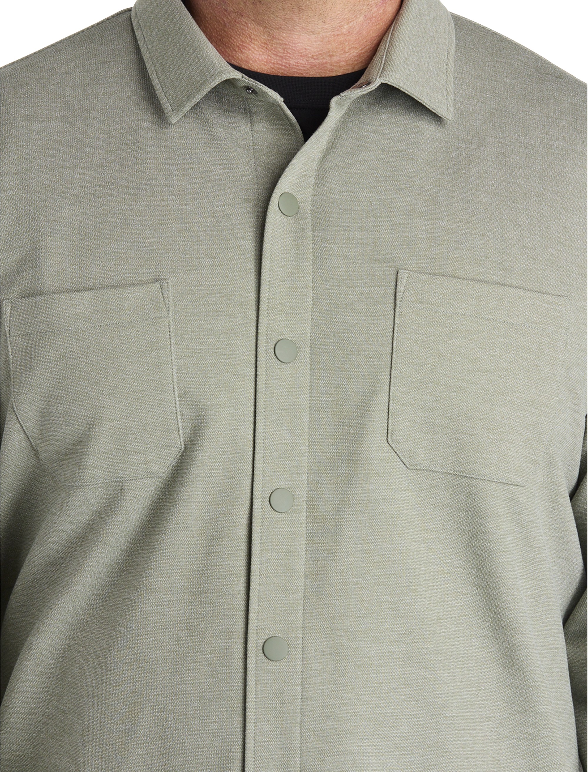 Snap-Front Shirt Jacket - thumbnail 2