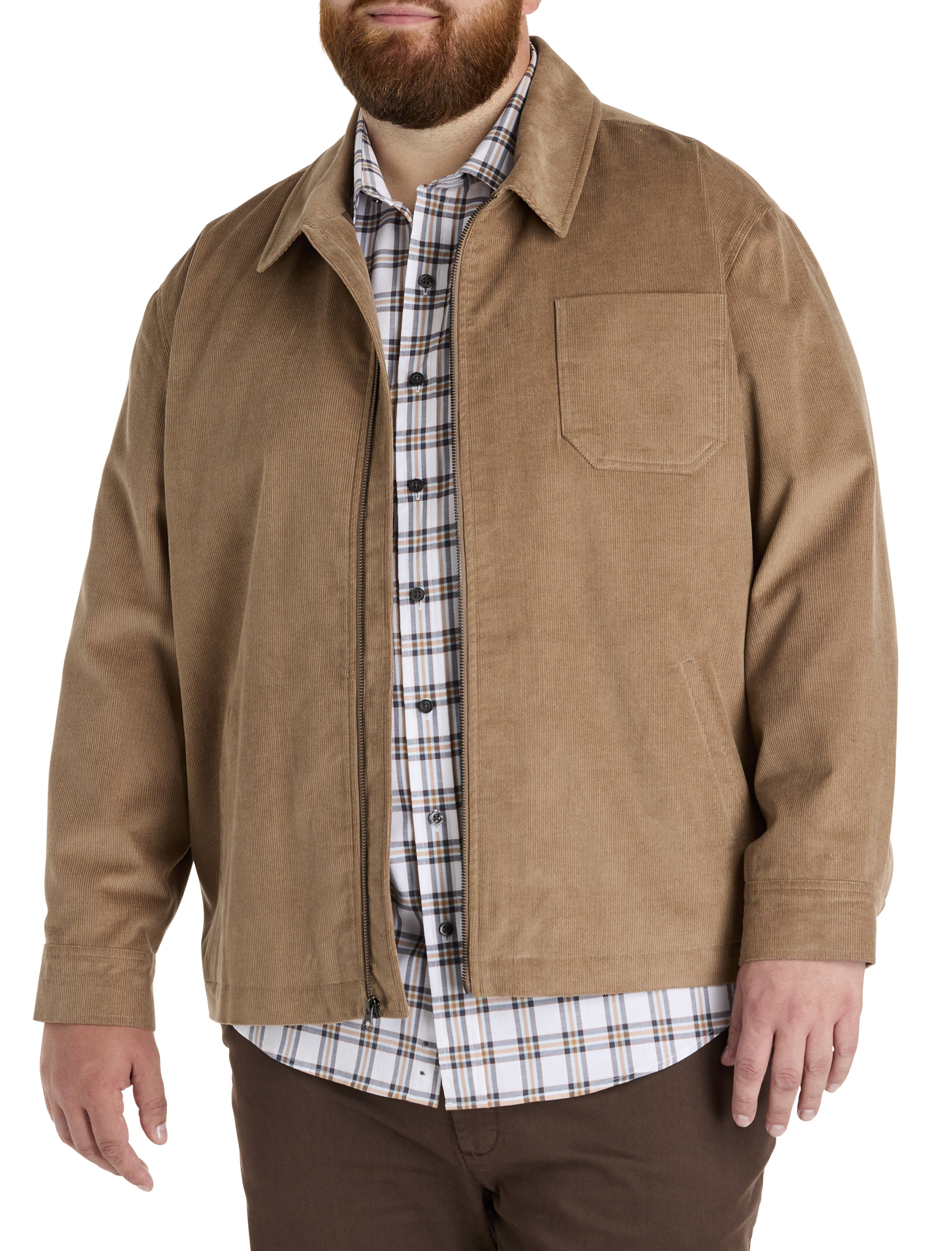 Big + Tall | True Nation Corduroy Coat | DXL