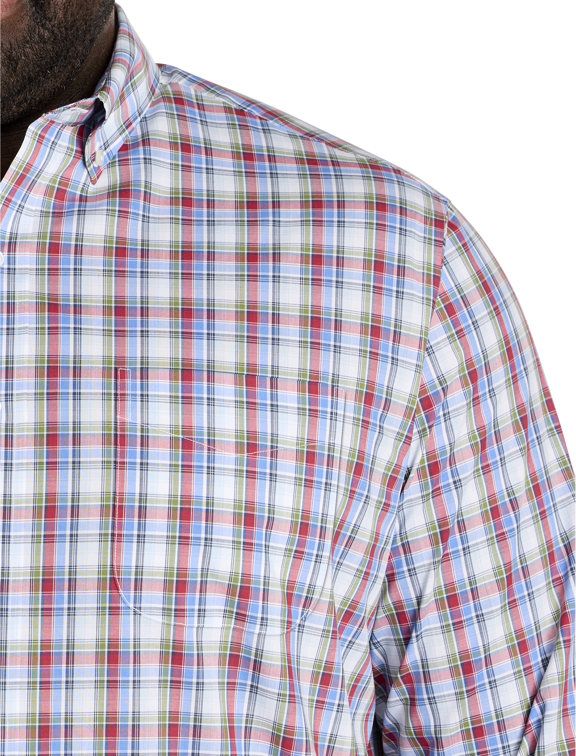 Medium Plaid Performance Sport Shirt - thumbnail 3
