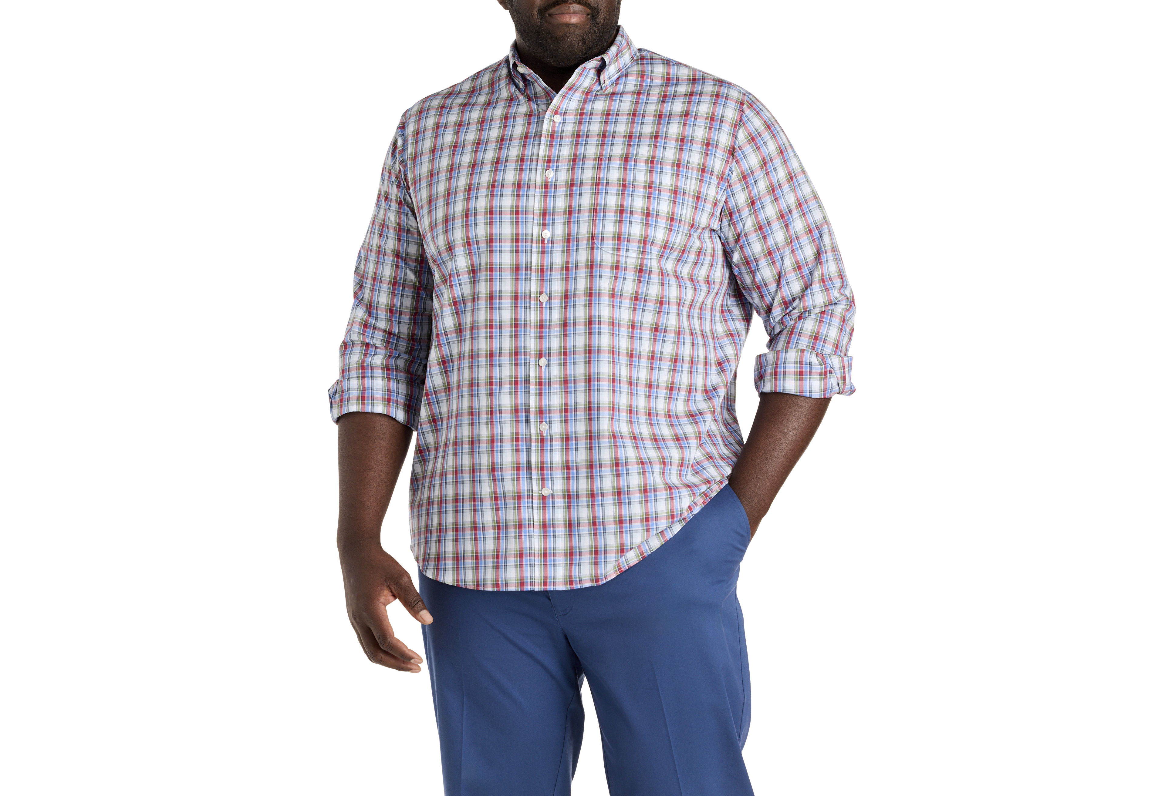 Medium Plaid Performance Sport Shirt