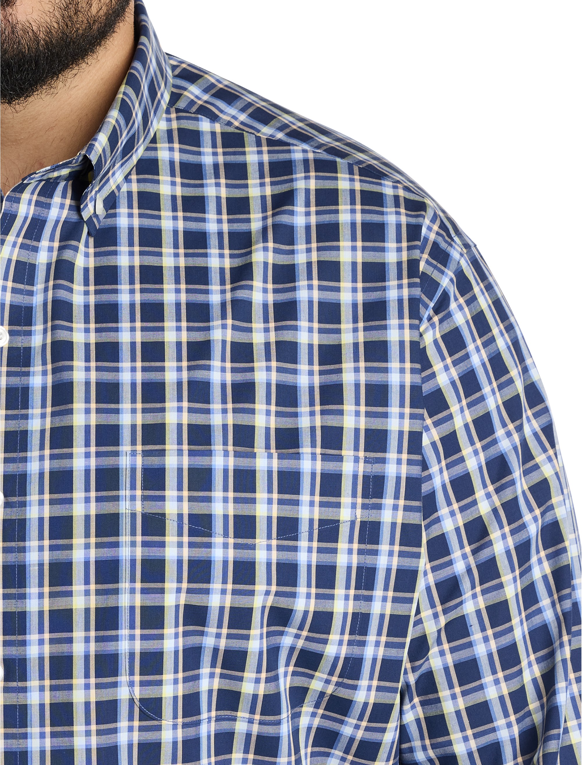 Small Plaid Performance Sport Shirt - thumbnail 3