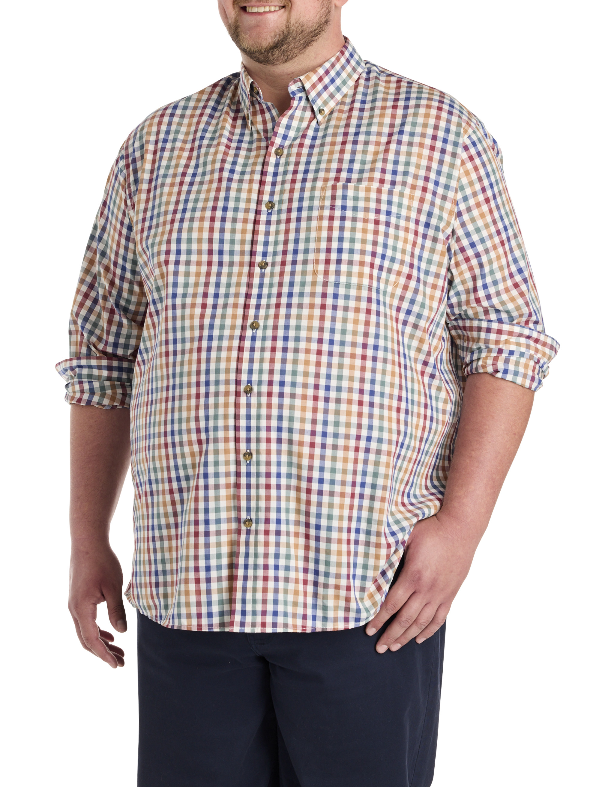 4xl dress shirts Busydd Plus Size Mens Shirts M-4XL Stylish Solid Color Turndown Collar Mens Dress  Shirts Long Sleeve Button Down Shirt Oversized Casual Business Shirts