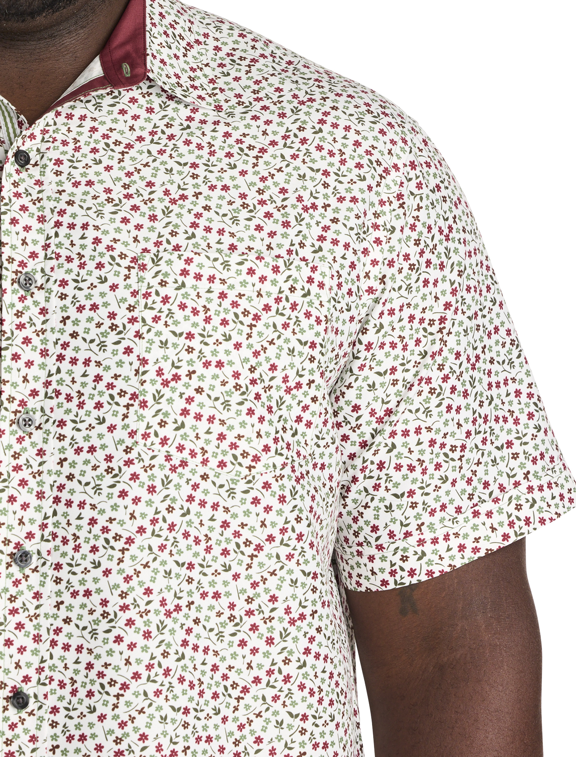 Fall  Floral Print Sport Shirt